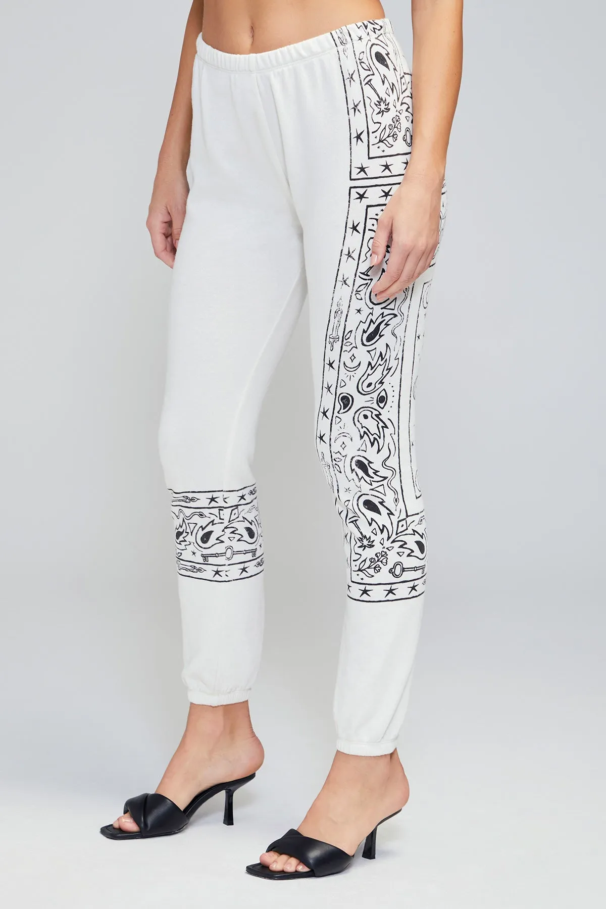 Cosmic Paisley Knox Pant | Vanilla sold by Wildfox