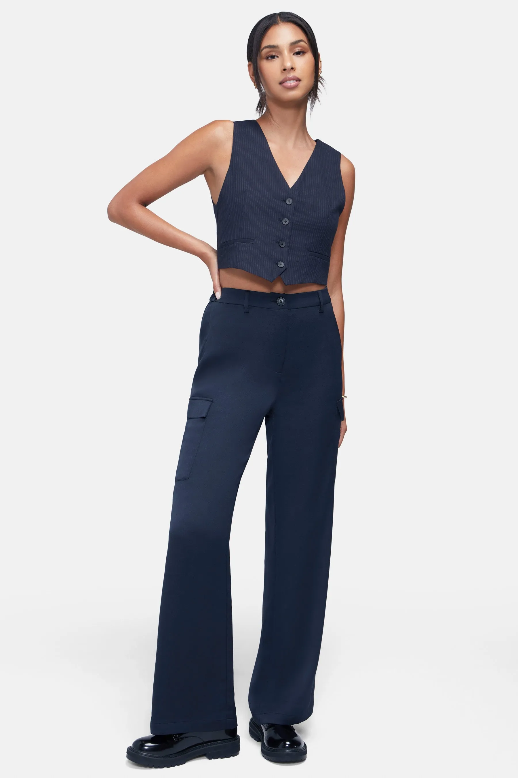 Carson Utility Pant | Black Beauty sold by Wildfox