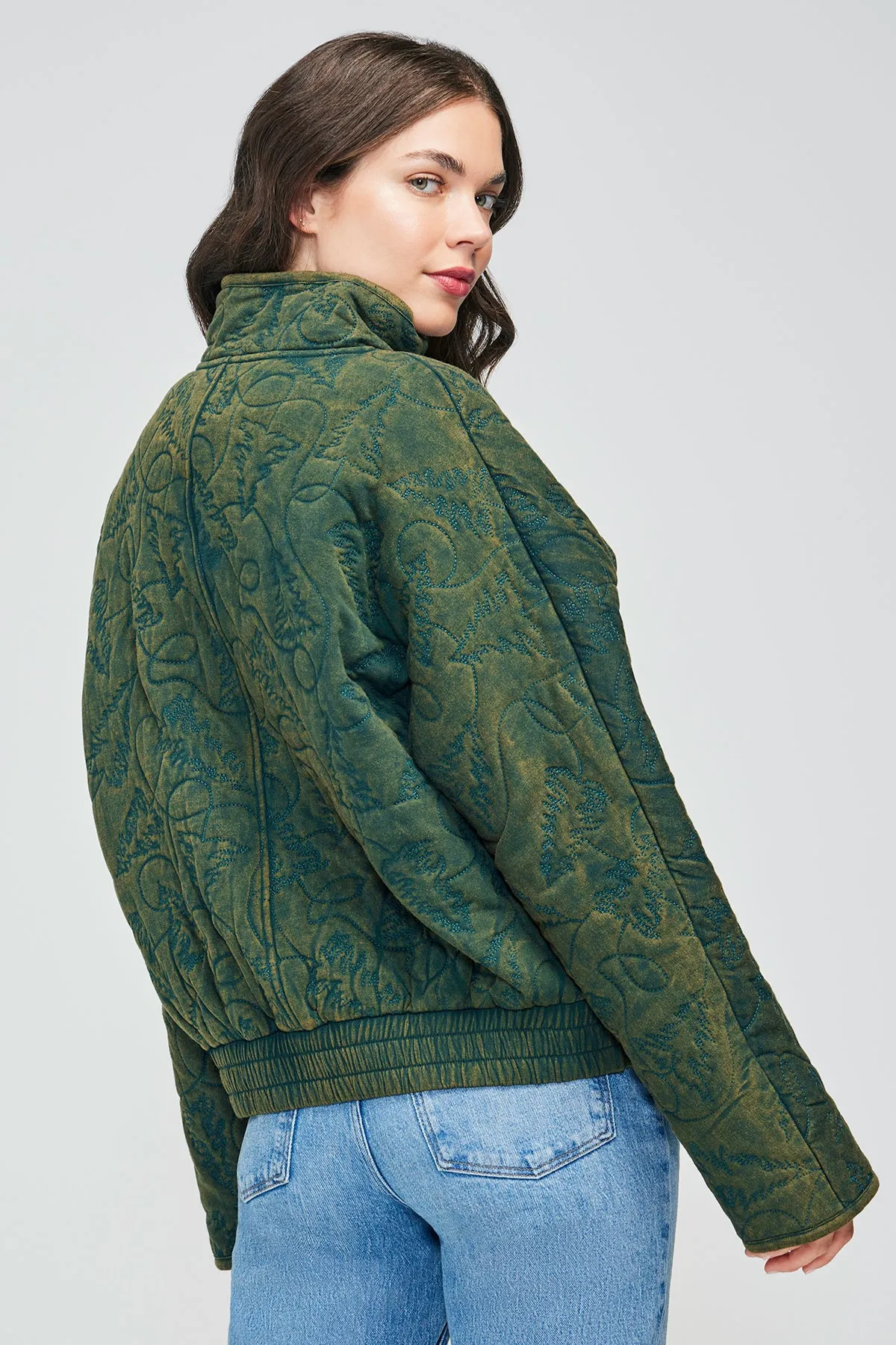 Dolman Quilted Jacket | Scarab sold by Wildfox product image thumbnail 4
