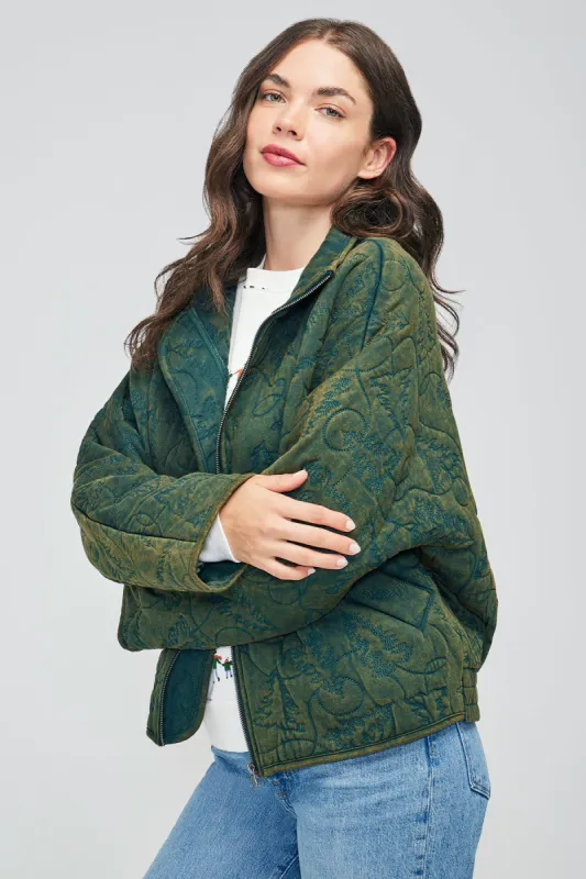 Dolman Quilted Jacket | Scarab sold by Wildfox