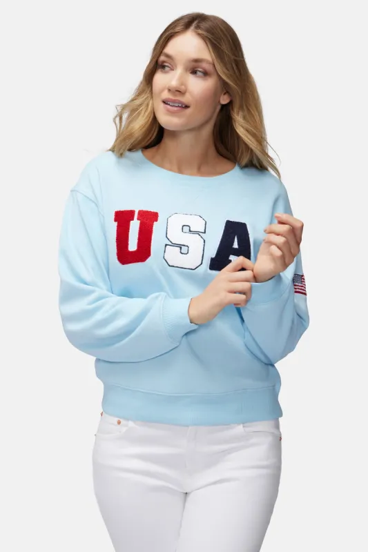 USA Cody Sweatshirt | Angel Falls sold by Wildfox