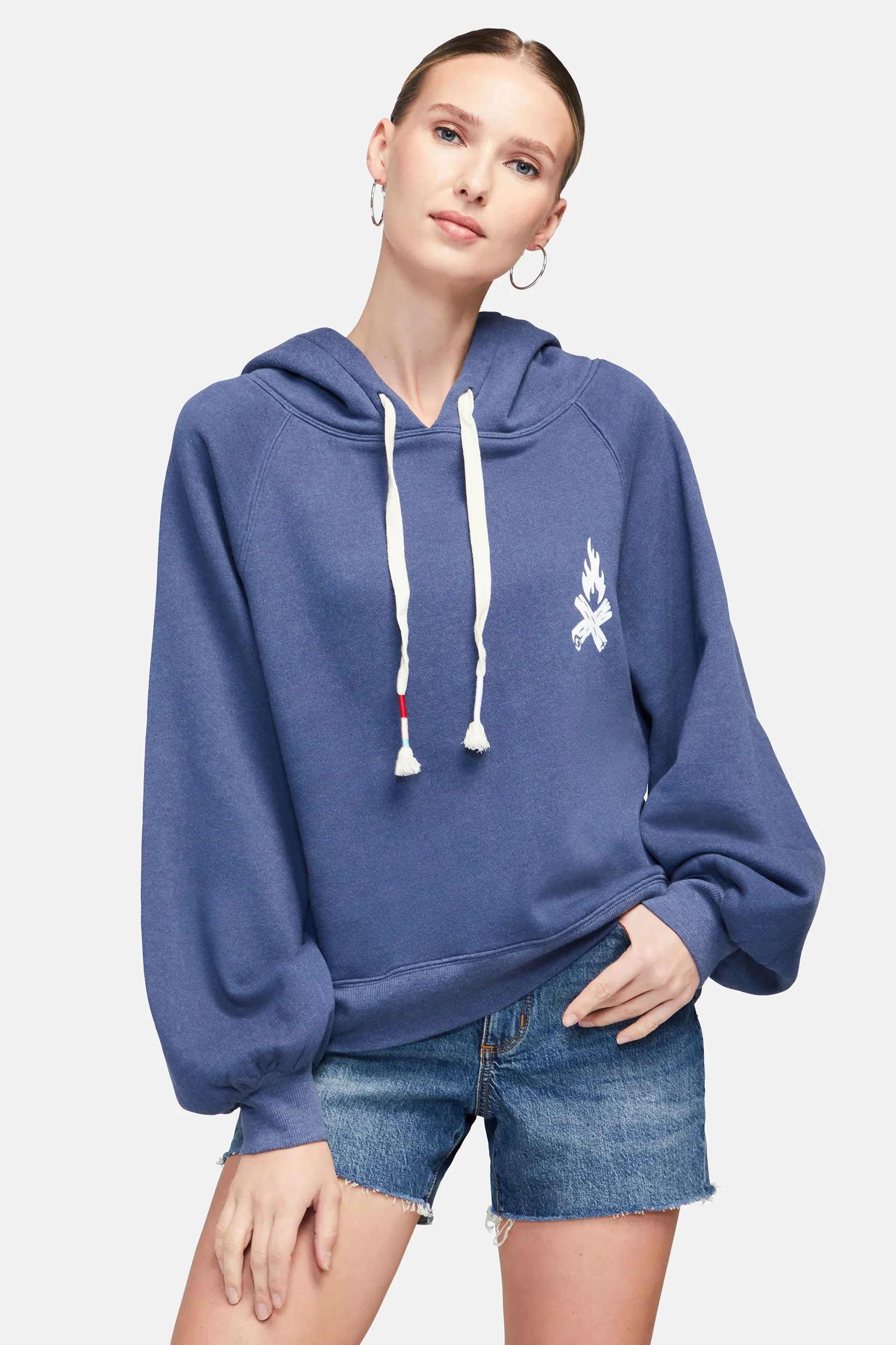 Booze Bonfire Sumo Hoodie | Dress Blues sold by Wildfox product image thumbnail 5