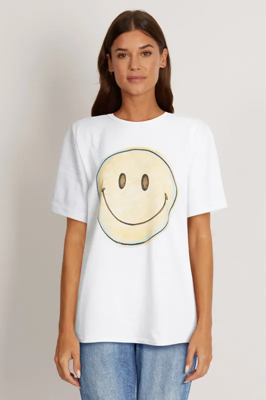 Always Happy | Organic White made by Wildfox