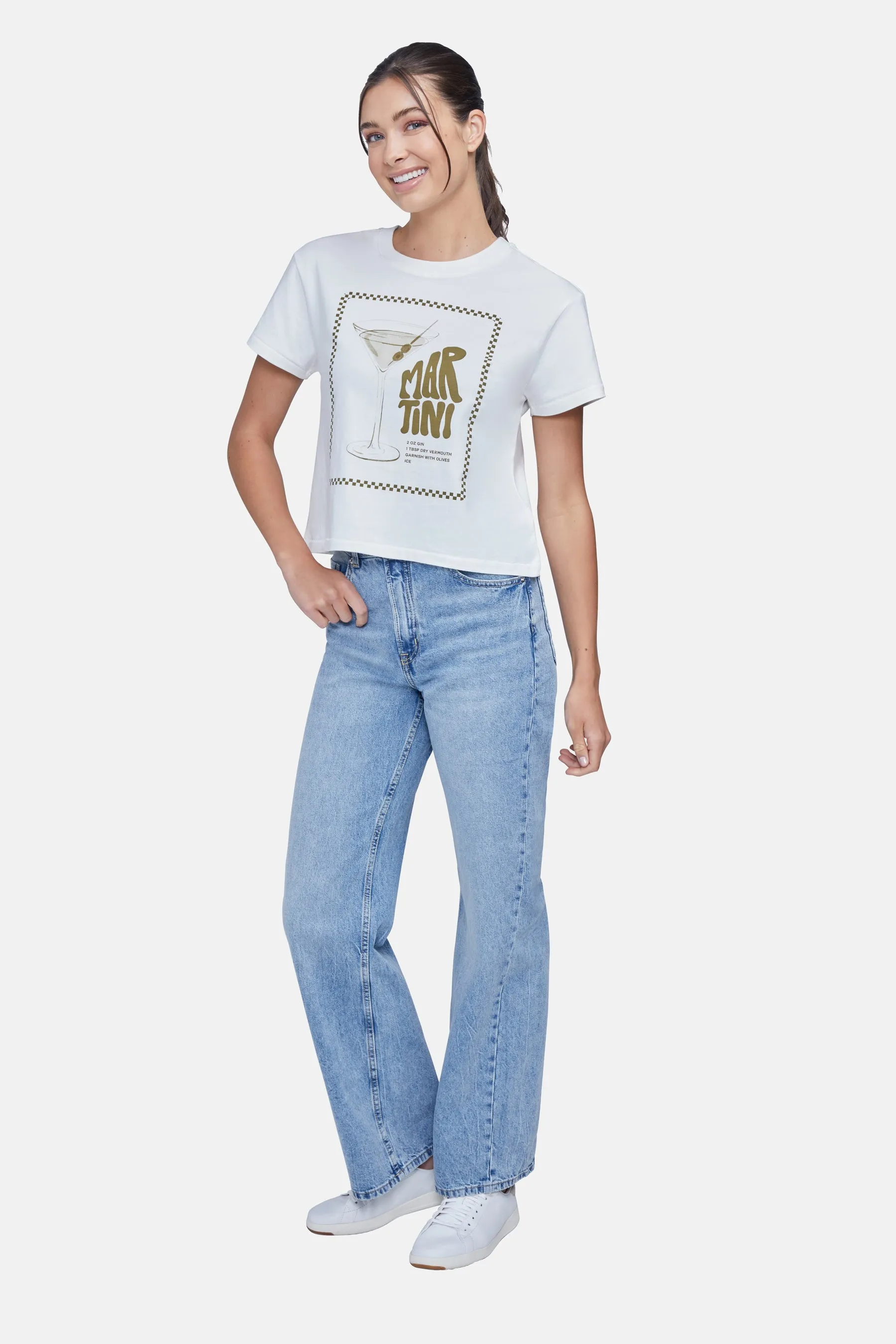 Martini Recipe Jamie Tee | Snow White sold by Wildfox product image thumbnail 2