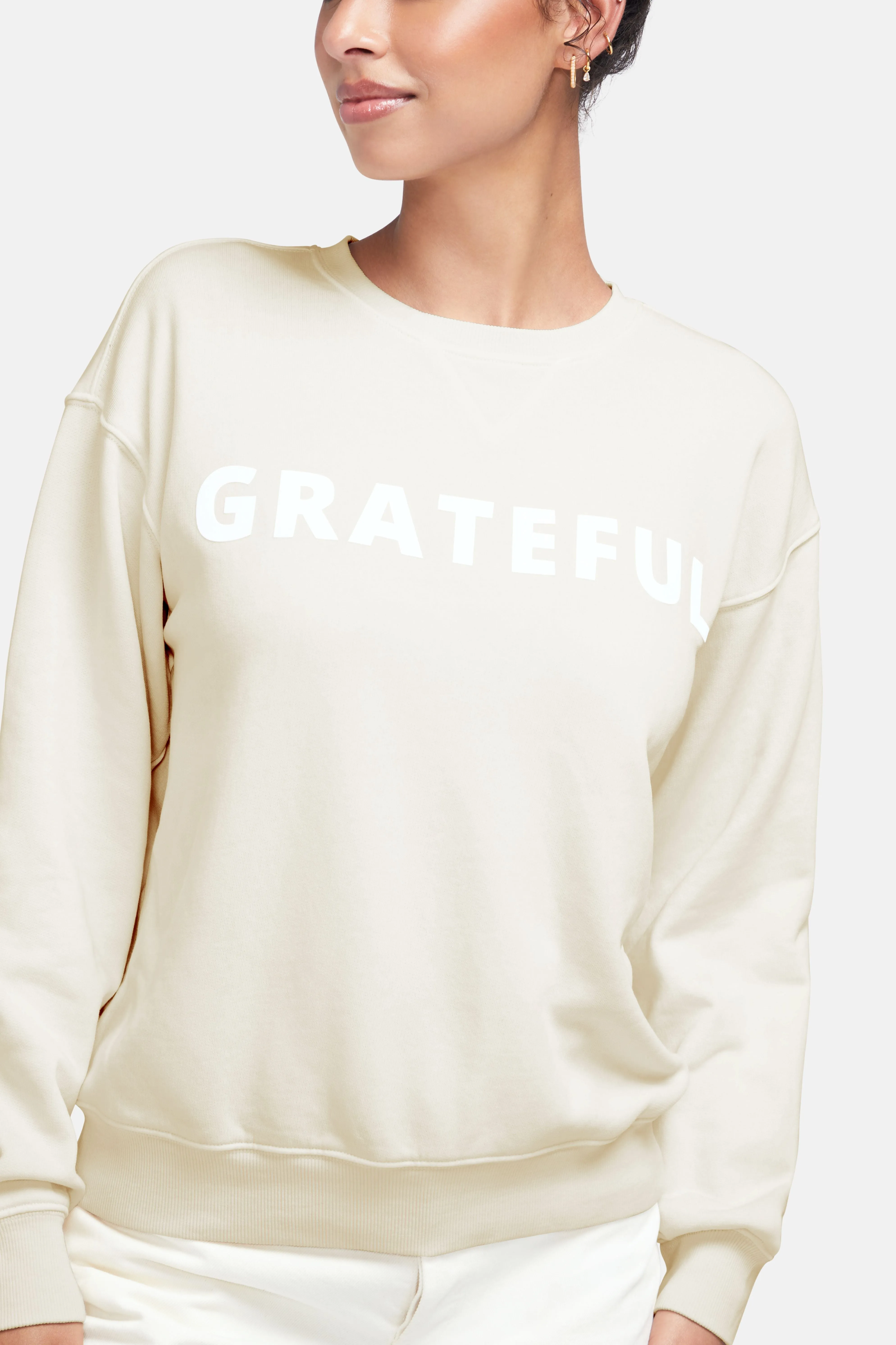 Cocktails On You Cody Sweatshirt | Whisper White sold by Wildfox product image thumbnail 3