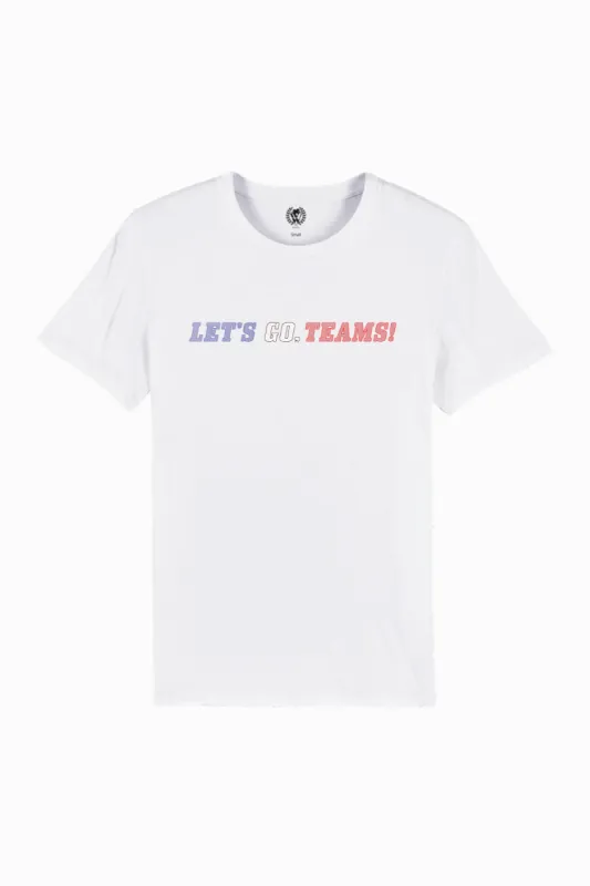 Let's Go, Teams! | Organic White sold by Wildfox