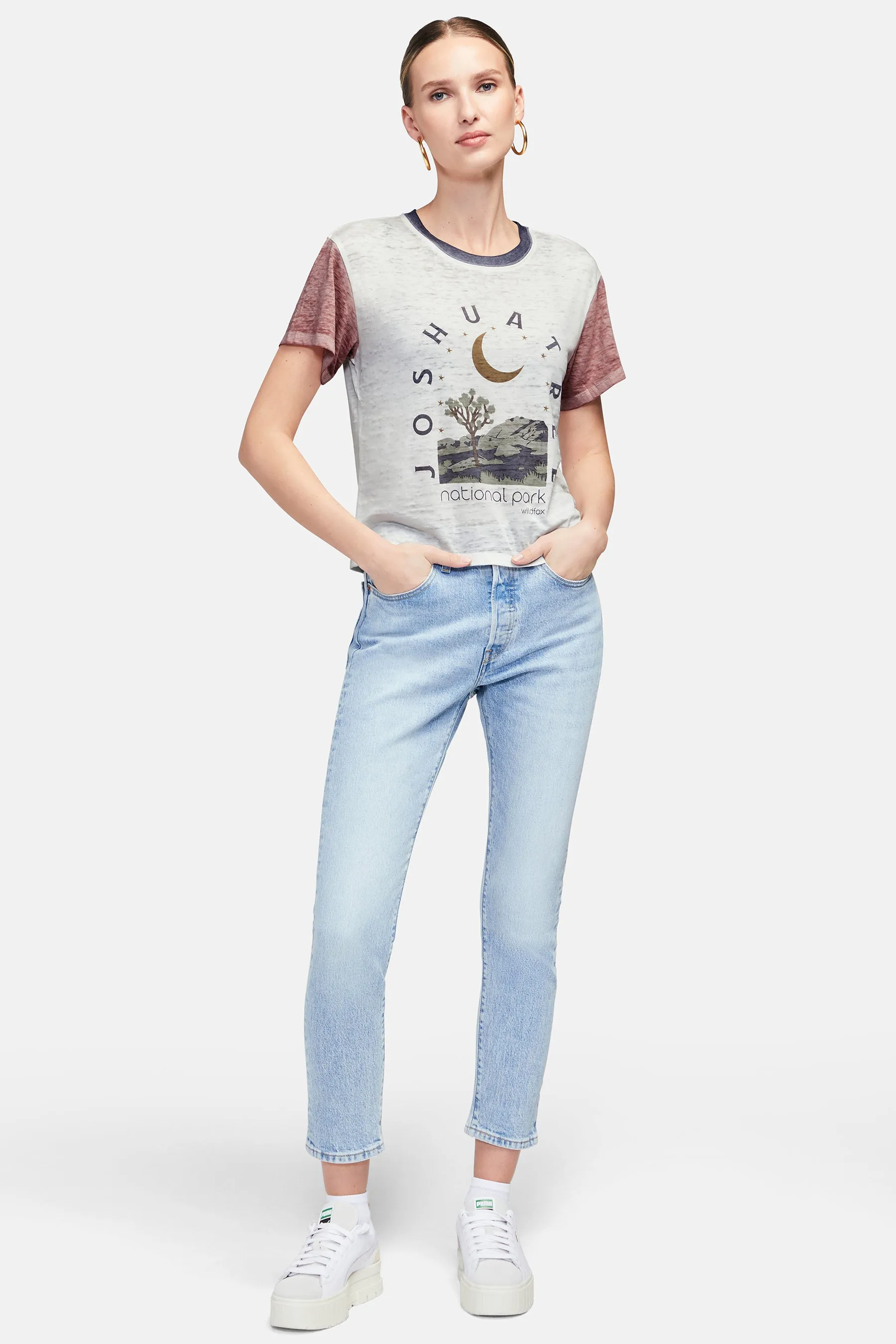 J-Tree Boy Tee | Vanilla sold by Wildfox product image thumbnail 2