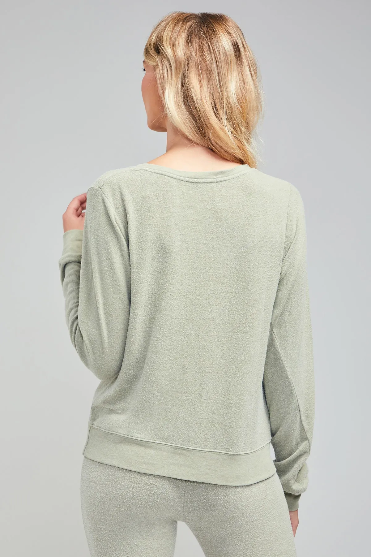 Baggy Beach Jumper | Oil Green sold by Wildfox product image thumbnail 3