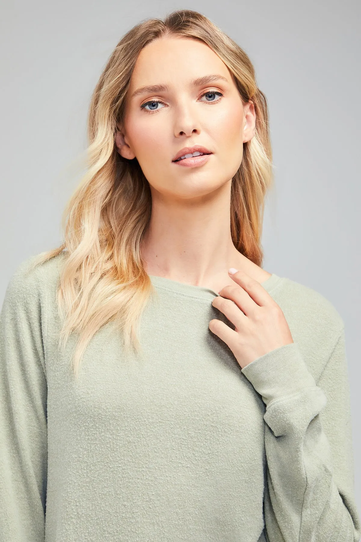 Baggy Beach Jumper | Oil Green sold by Wildfox product image thumbnail 4