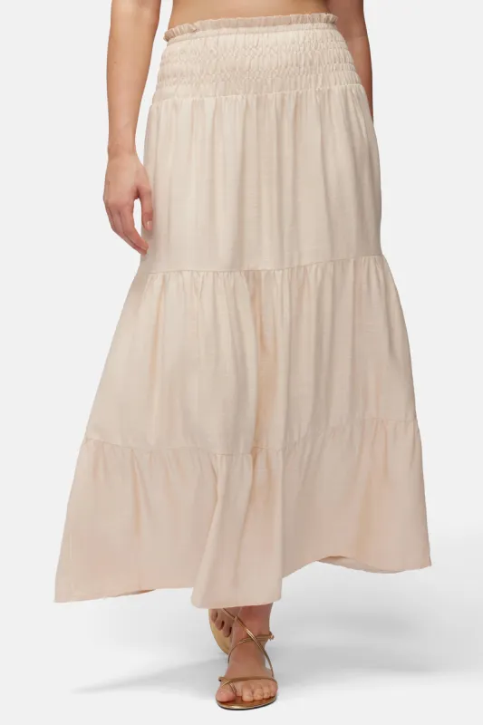 Louisa Maxi Skirt | Shifting Sand sold by Wildfox