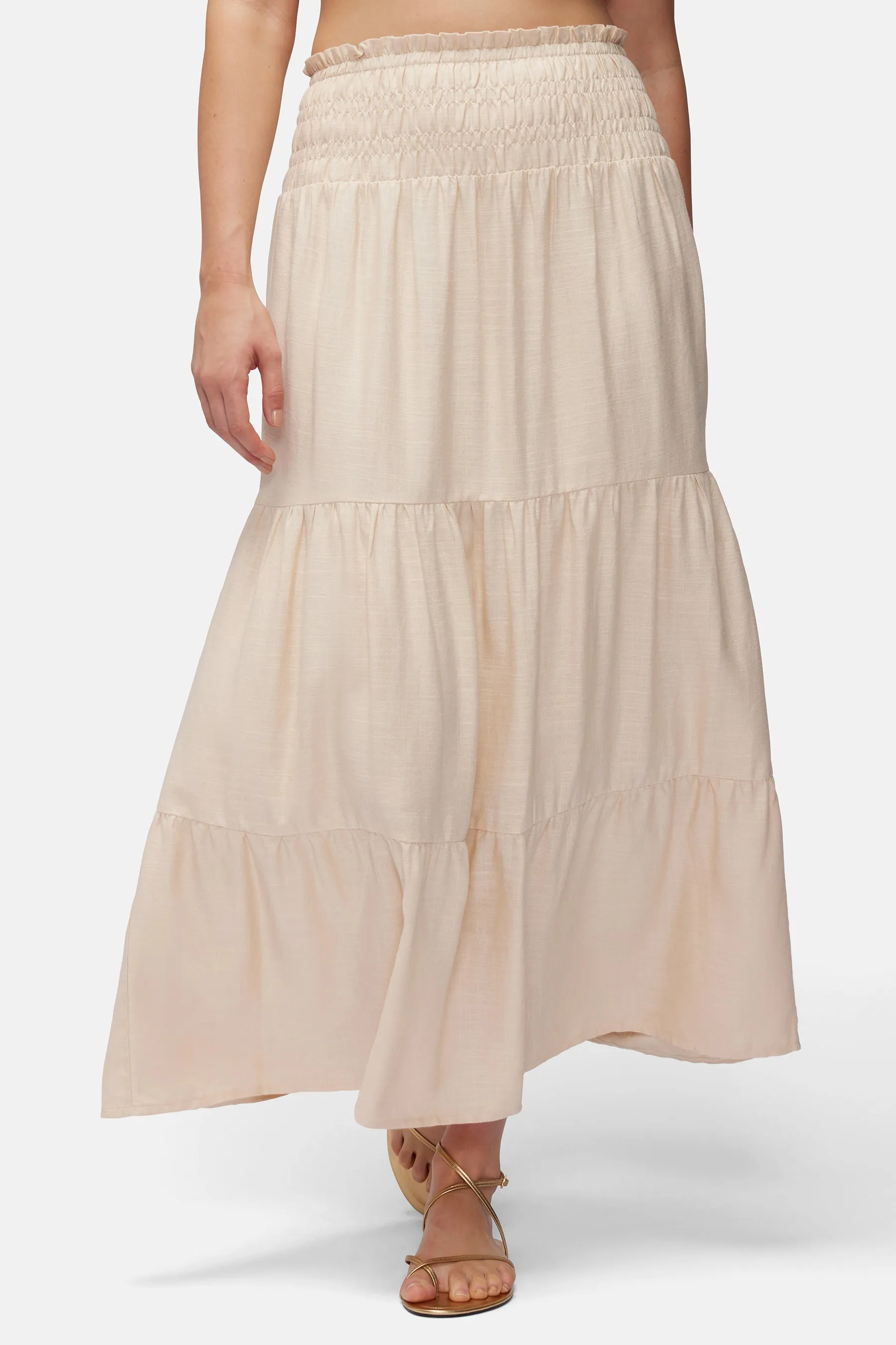 Louisa Maxi Skirt | Shifting Sand sold by Wildfox