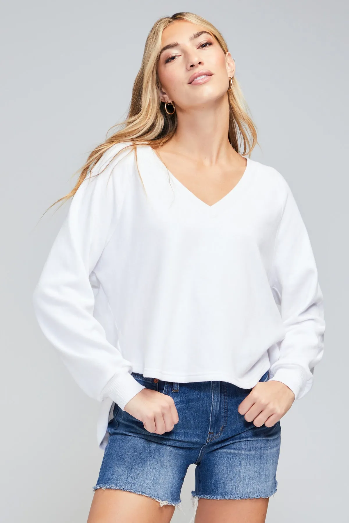 Victoria Pullover | Clean White sold by Wildfox