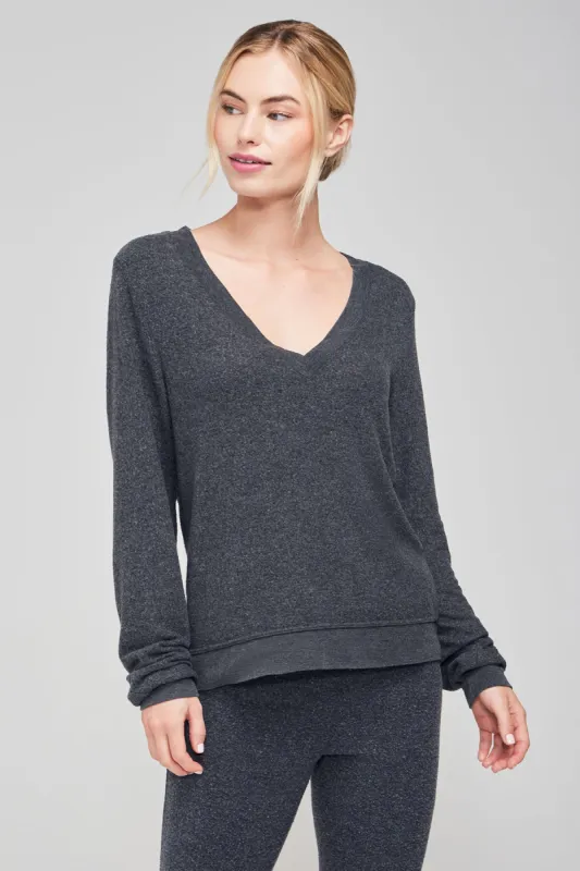 Baggy Beach Jumper Deep V sold by Wildfox