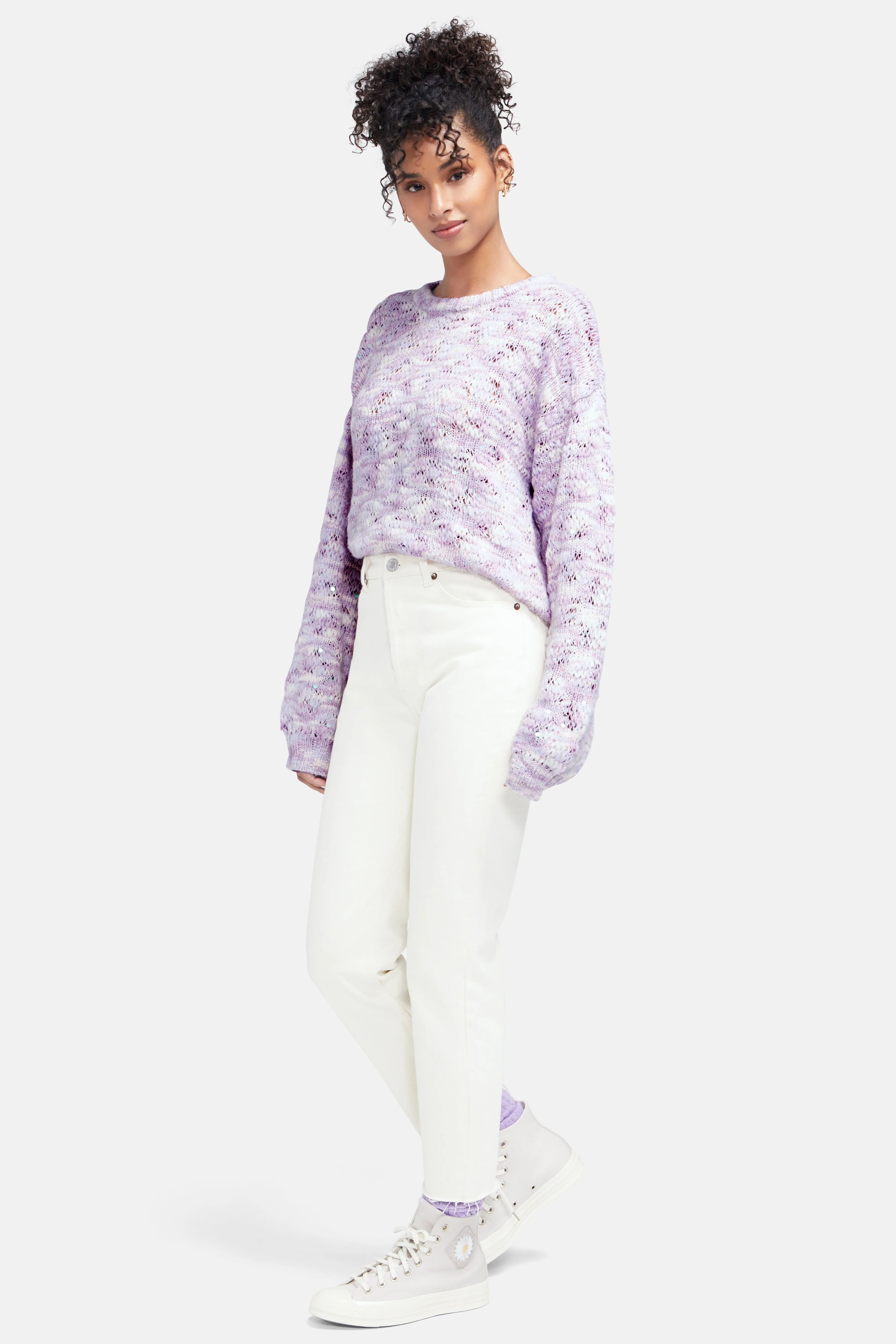 Space Dye Sweater | Winsome Orchid sold by Wildfox product image thumbnail 5