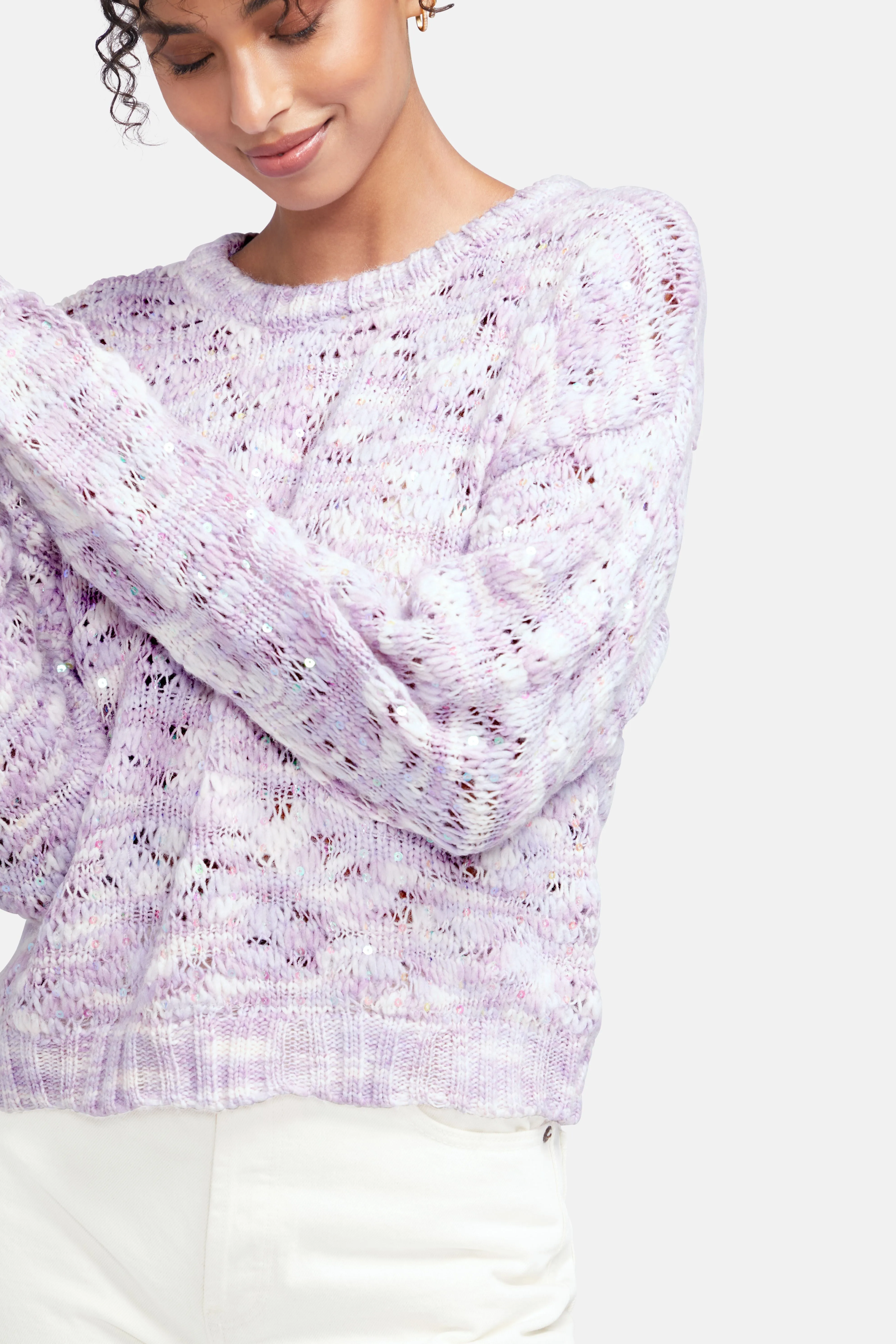 Space Dye Sweater | Winsome Orchid sold by Wildfox product image thumbnail 4