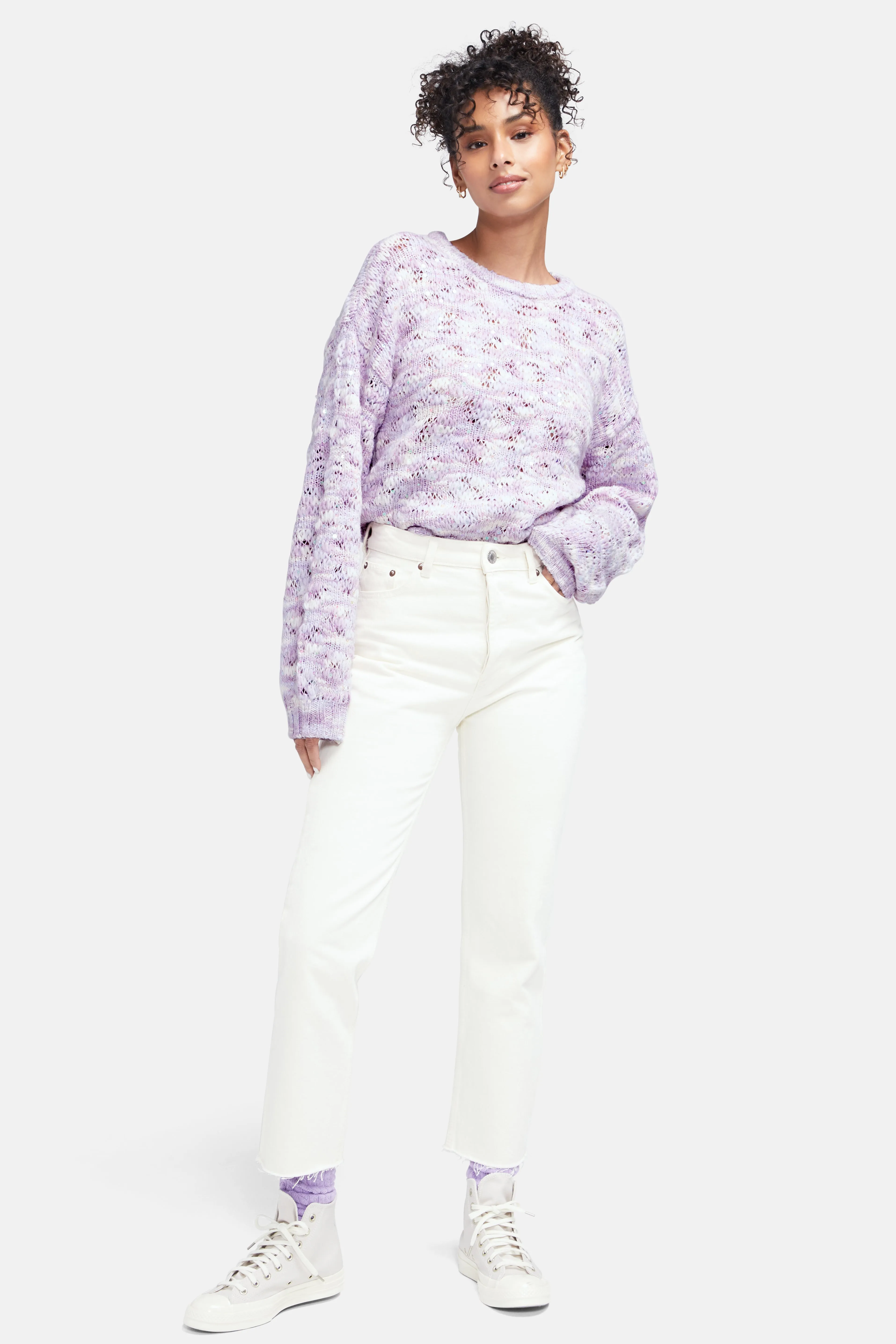 Space Dye Sweater | Winsome Orchid sold by Wildfox product image thumbnail 2