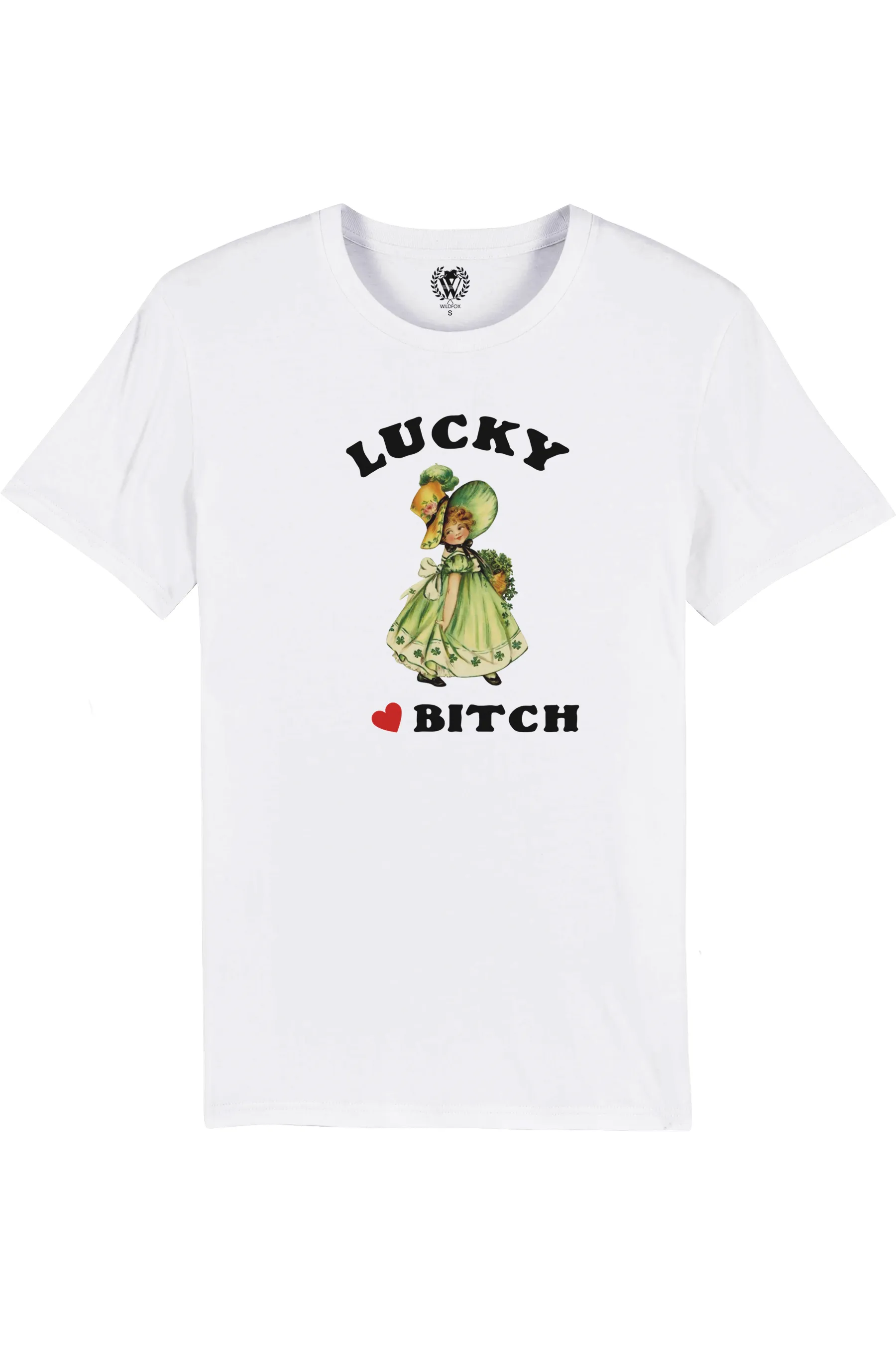 Lucky Bitch | Organic White sold by Wildfox