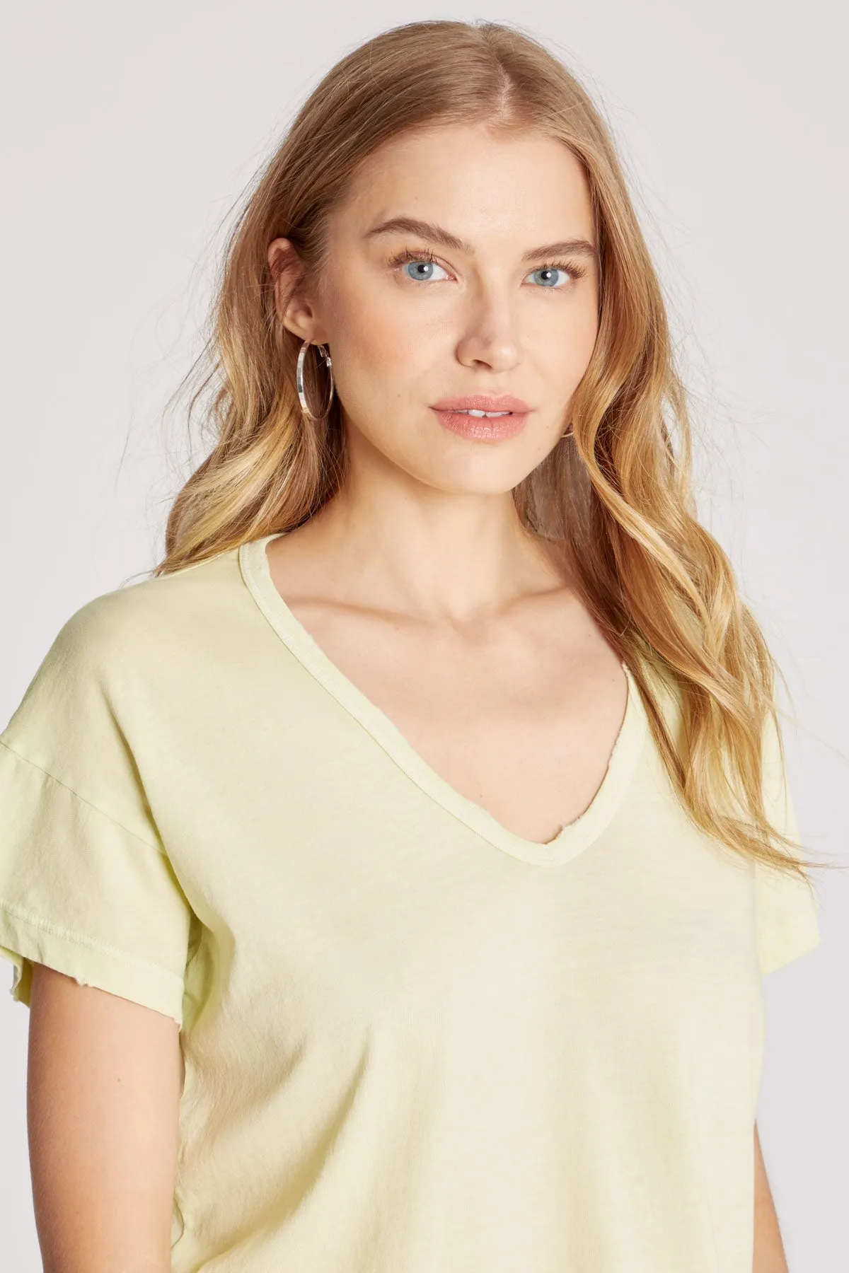 Chrissy V-Neck Tee | Shadow Lime sold by Wildfox product image thumbnail 3