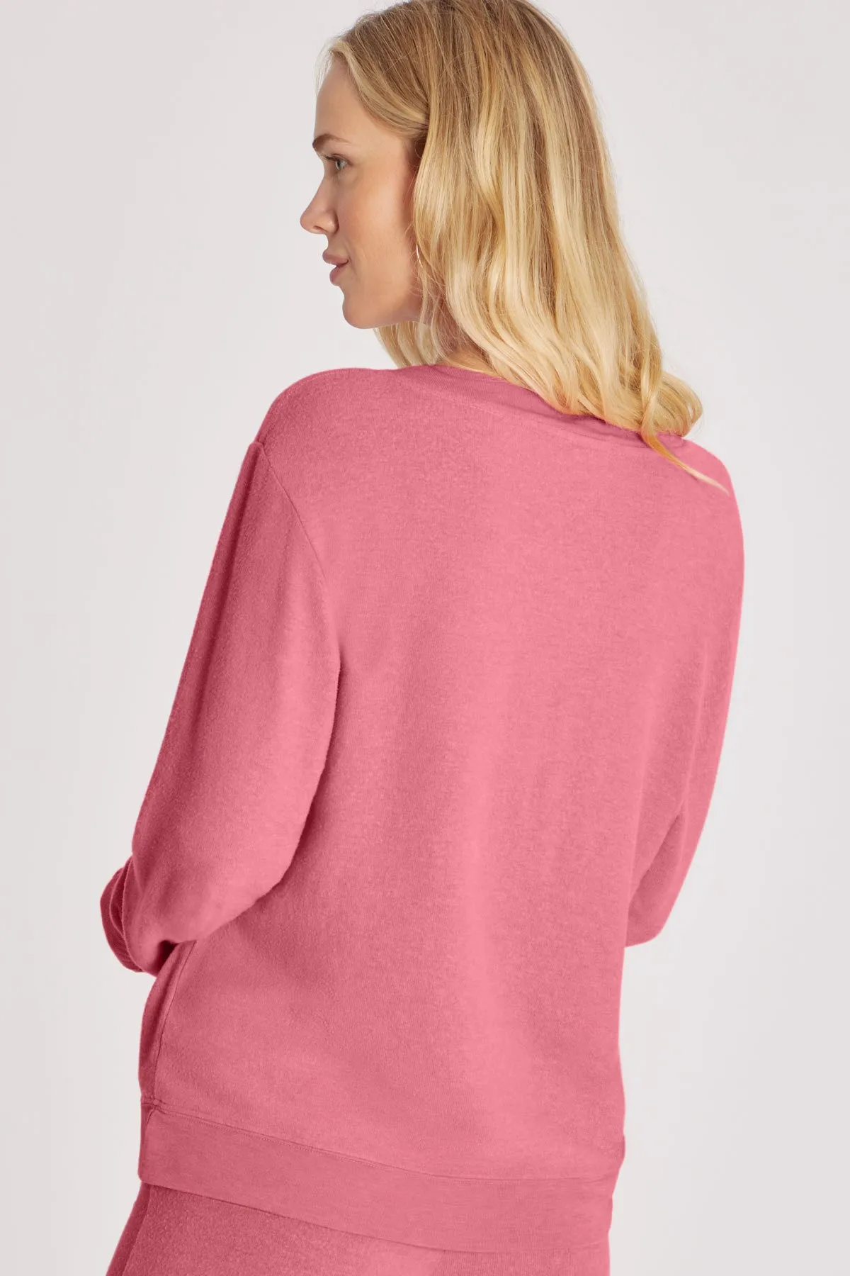 Baggy Beach Jumper Deep V | Dry Rose sold by Wildfox product image thumbnail 3