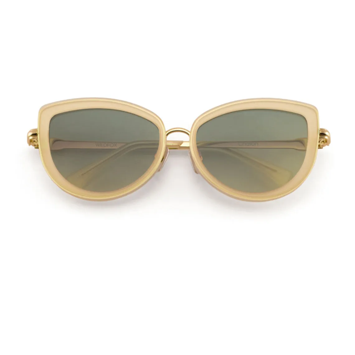 Chaton Zero Sunglasses | Gold sold by Wildfox