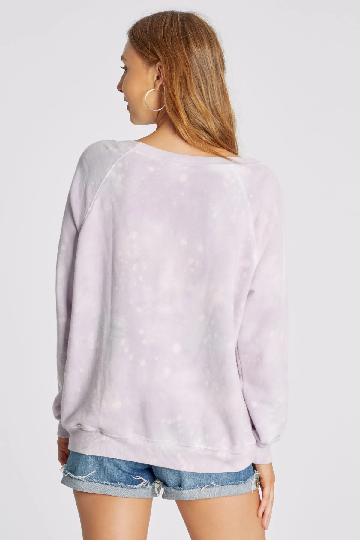 Space Queen Sommers Sweatshirt | Lavender Wedgewood Combo sold by Wildfox product image thumbnail 3