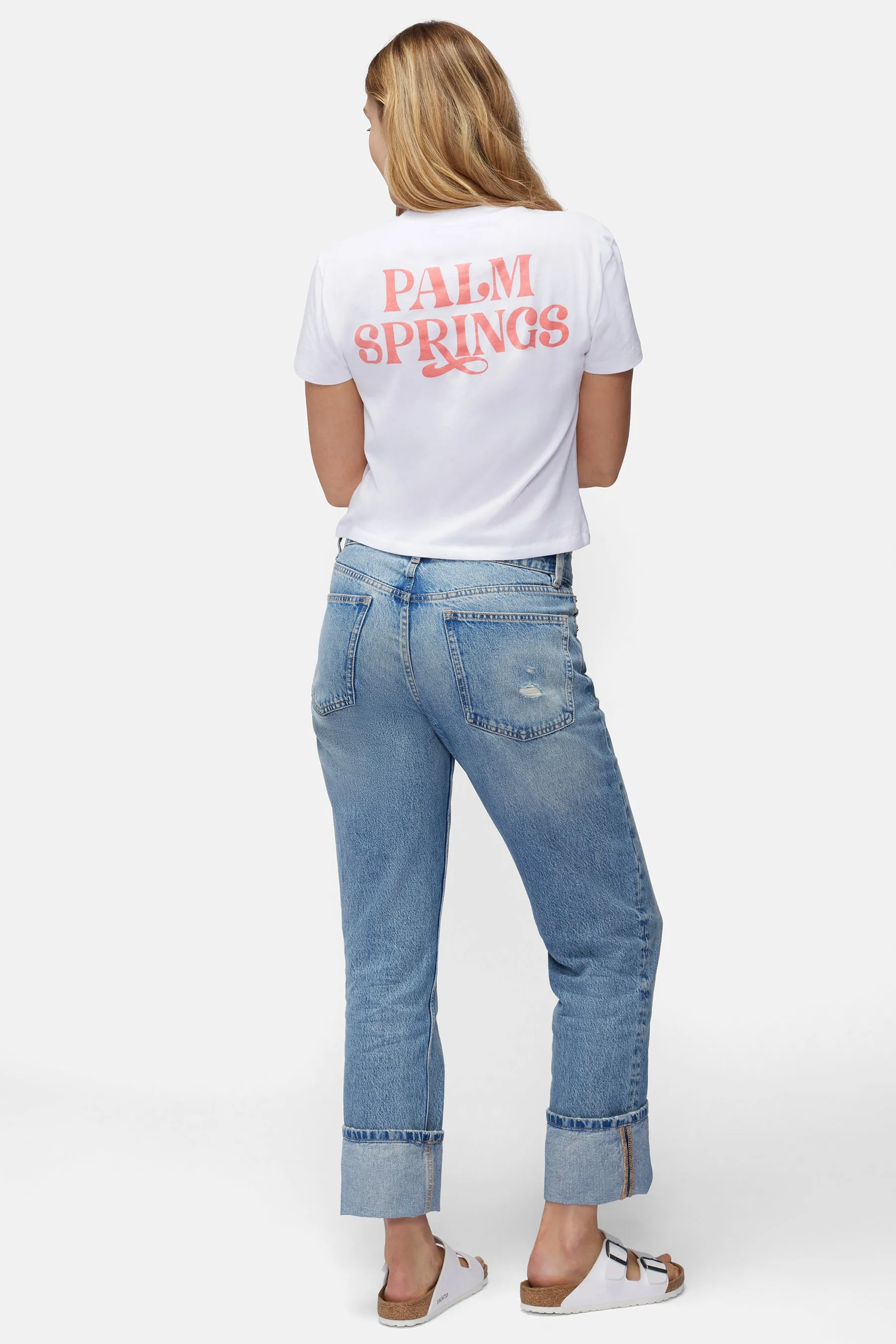 Palm Springs Jamie Tee | Clean White sold by Wildfox product image thumbnail 2