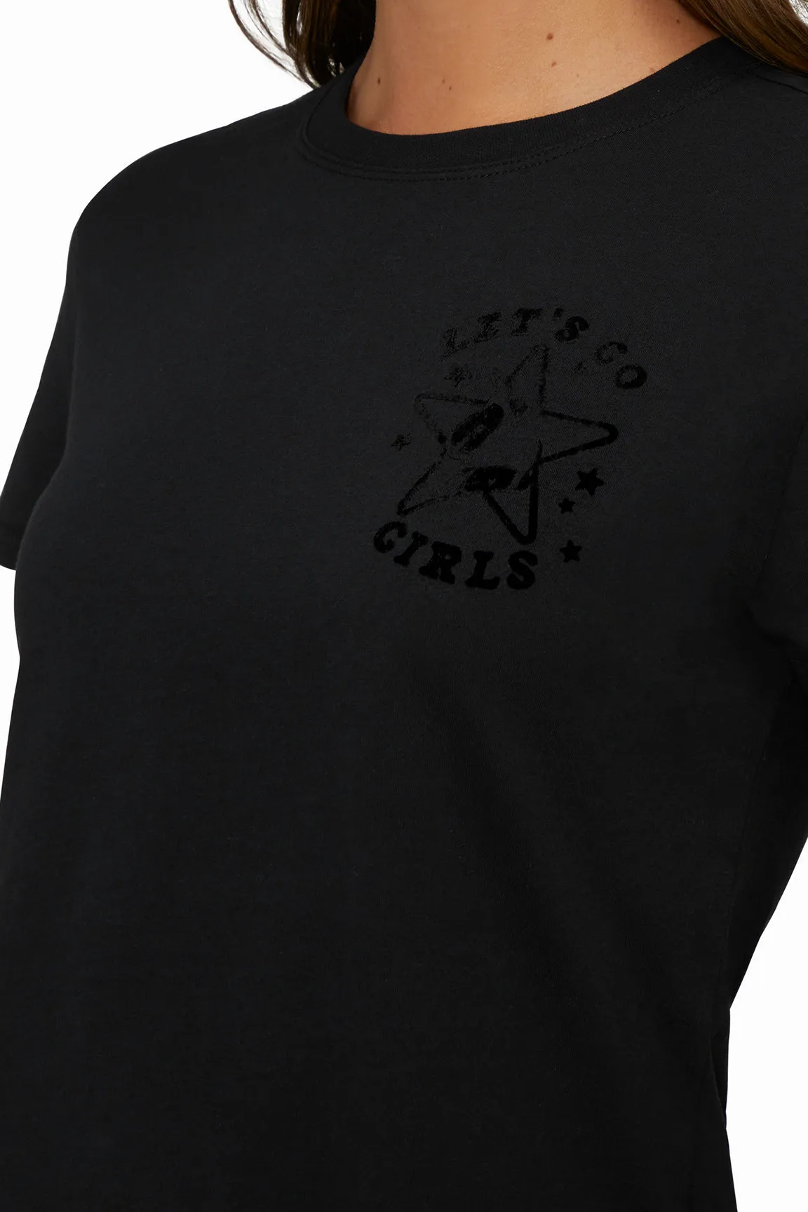 Lets Go Girls Jamie Tee | Black Beauty sold by Wildfox product image thumbnail 5