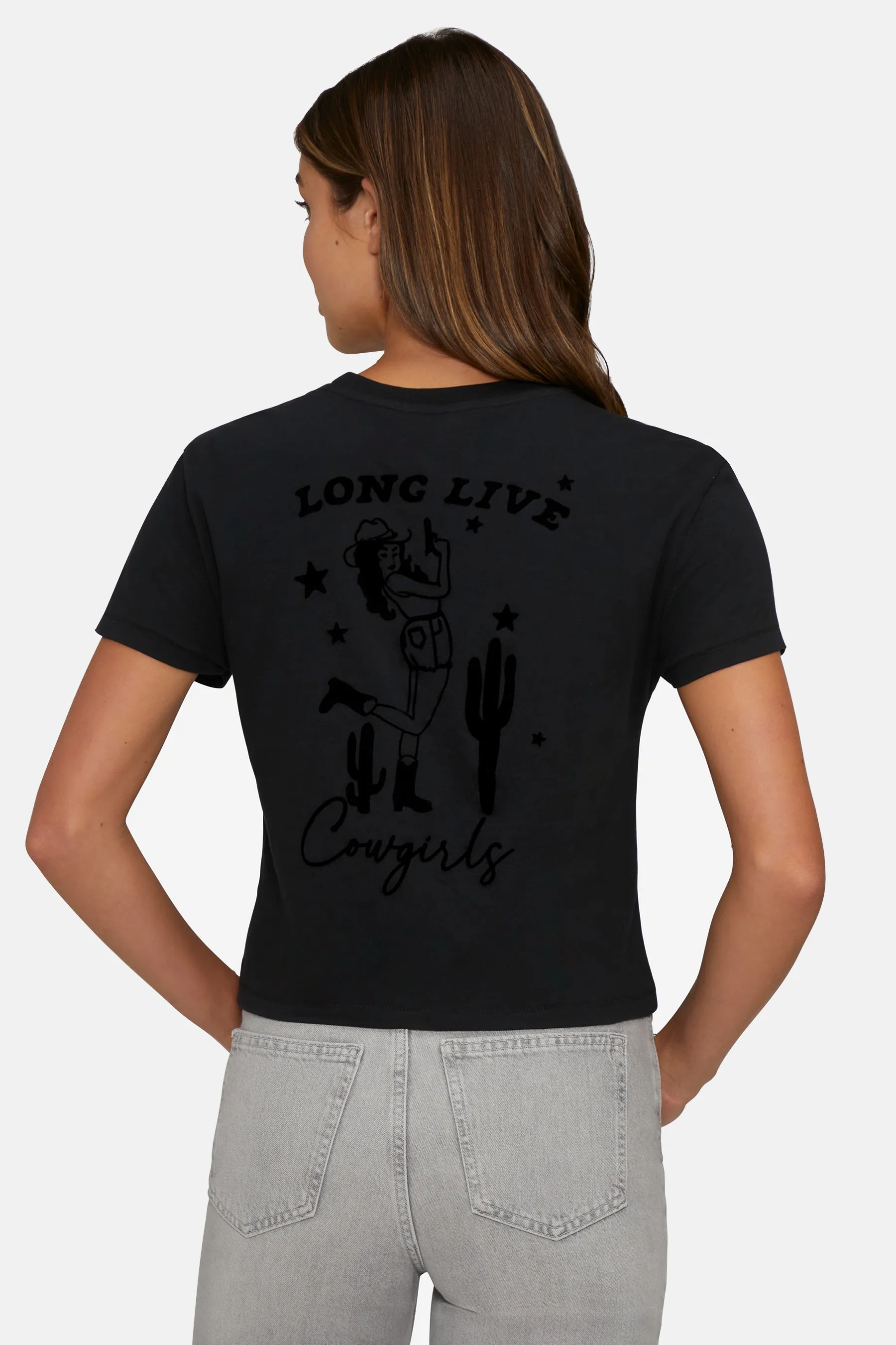 Lets Go Girls Jamie Tee | Black Beauty sold by Wildfox product image thumbnail 2