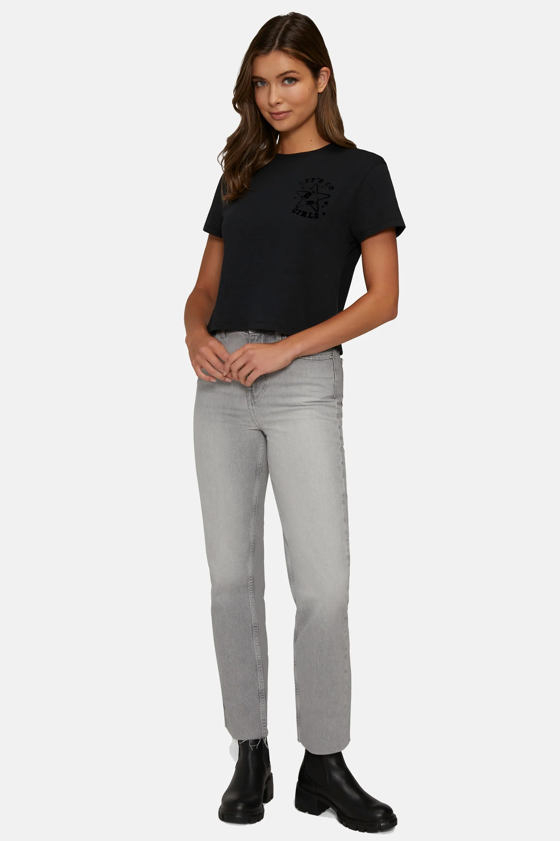 Lets Go Girls Jamie Tee | Black Beauty sold by Wildfox product image thumbnail 4