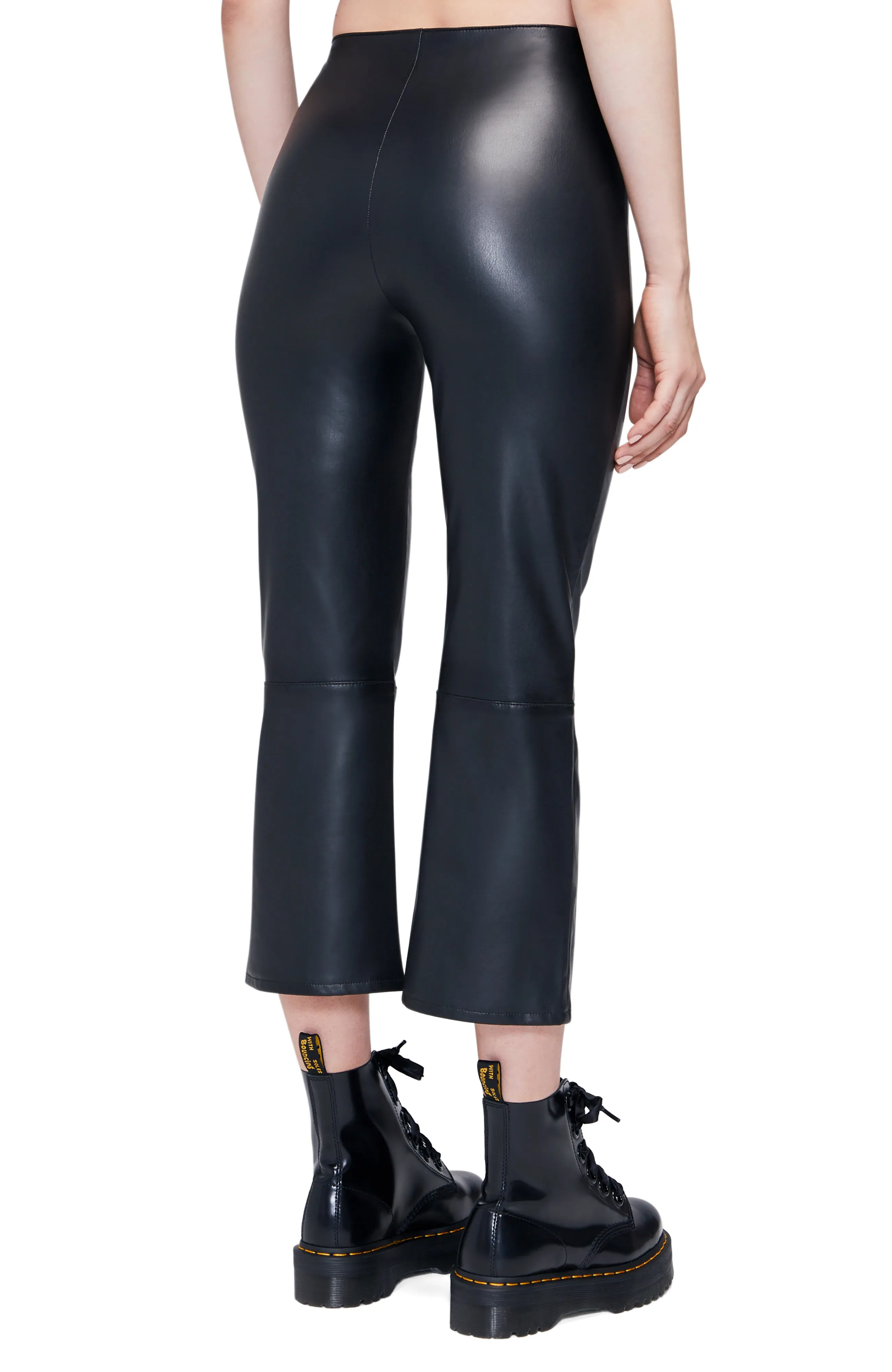 Vegan Leather Flare Pant | Black sold by Wildfox product image thumbnail 2