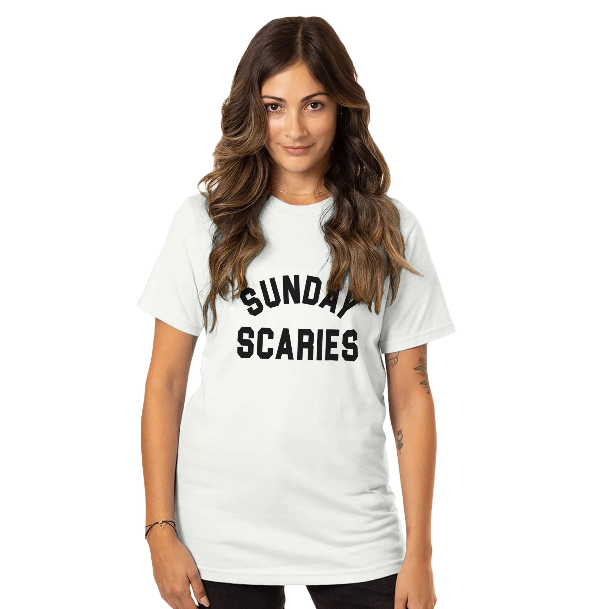 Sunday Scaries | Organic White sold by Wildfox product image thumbnail 2