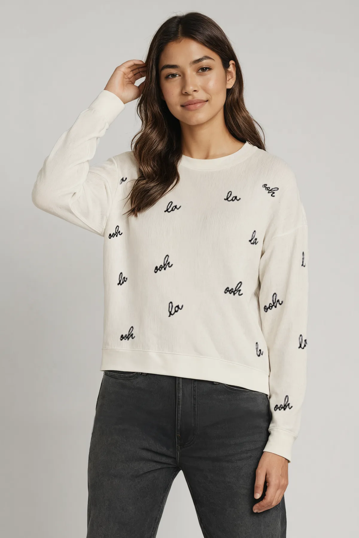 Ohh La La Bailey Sweater | Snow White sold by Wildfox