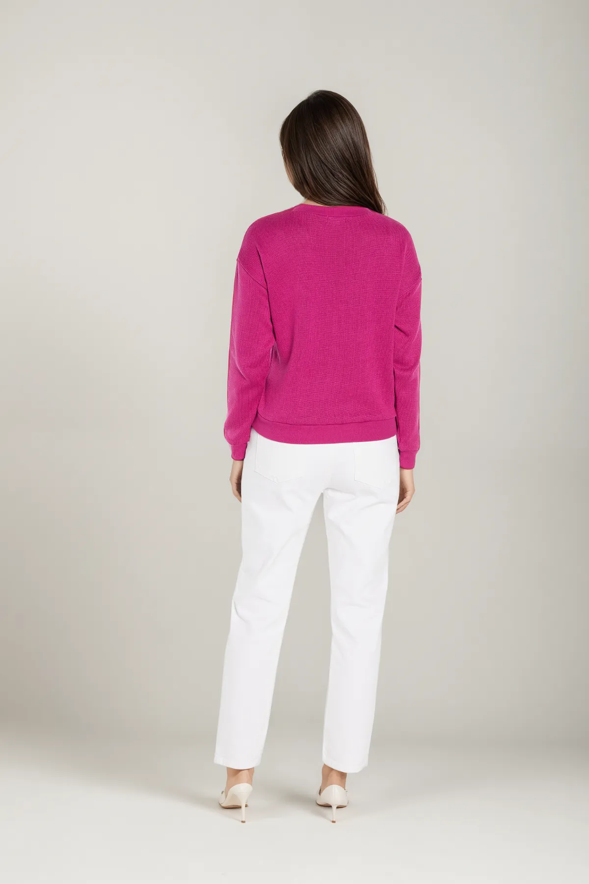 Apres Ski Bailey Sweater | Festival Fuchsia sold by Wildfox product image thumbnail 2