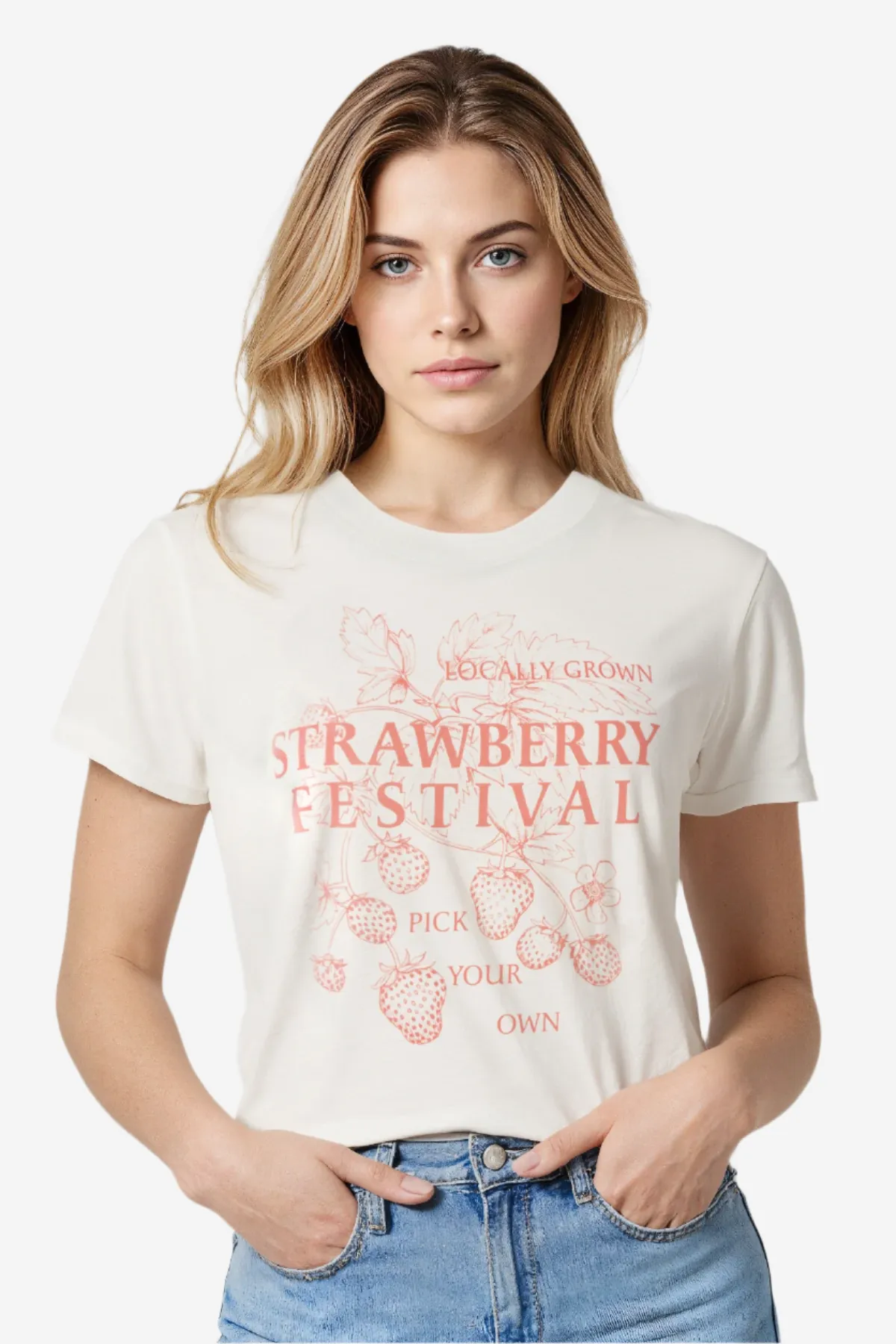 Strawberry Festival Jamie Tee | Snow White sold by Wildfox