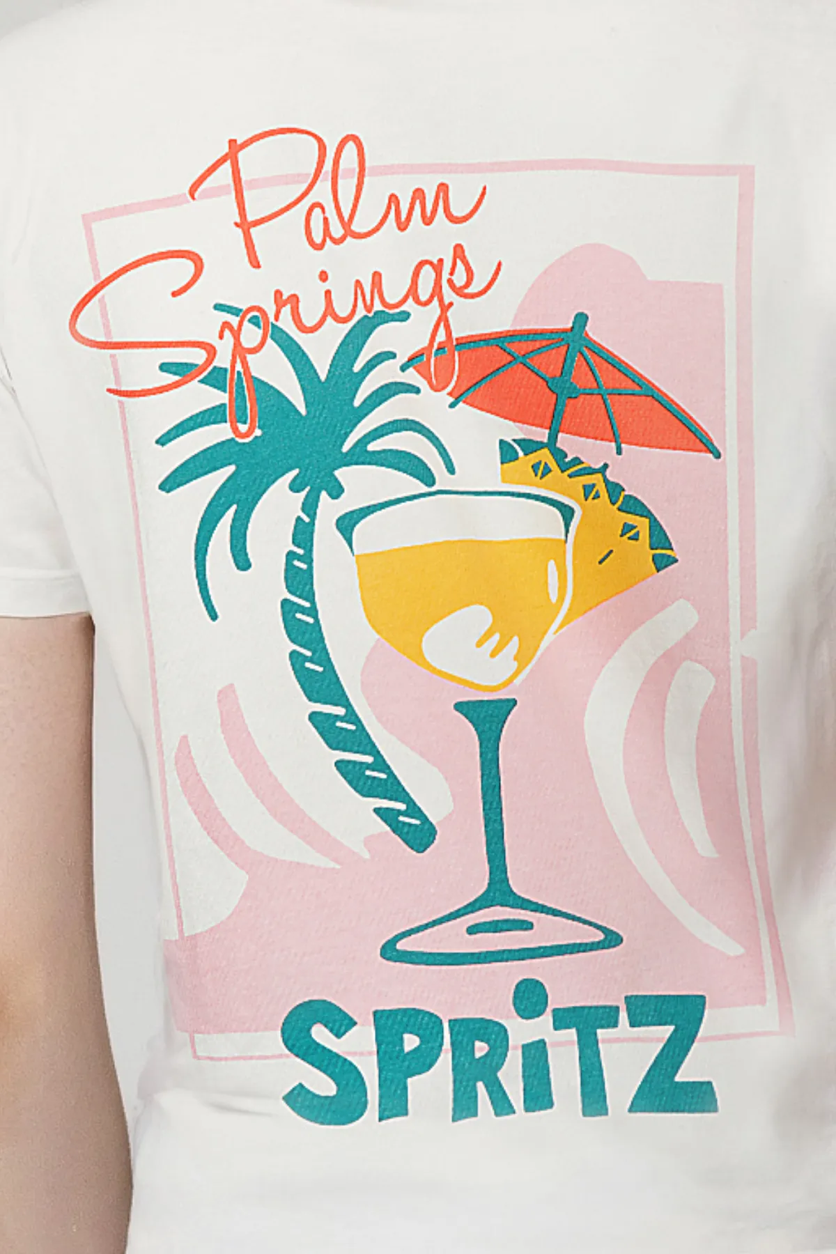 Palm Springs Spritz Jamie Tee | Snow White sold by Wildfox product image thumbnail 4