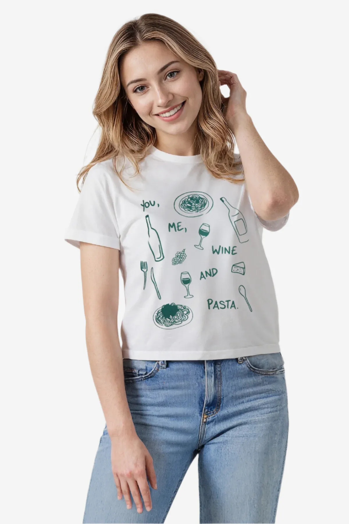 You Me Pasta Jamie Tee | Snow White sold by Wildfox