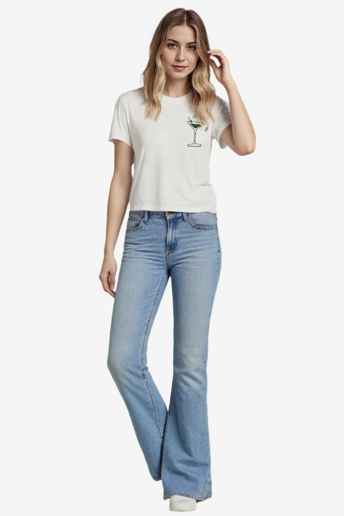 Tini Time Jamie Tee | Snow White sold by Wildfox product image thumbnail 4