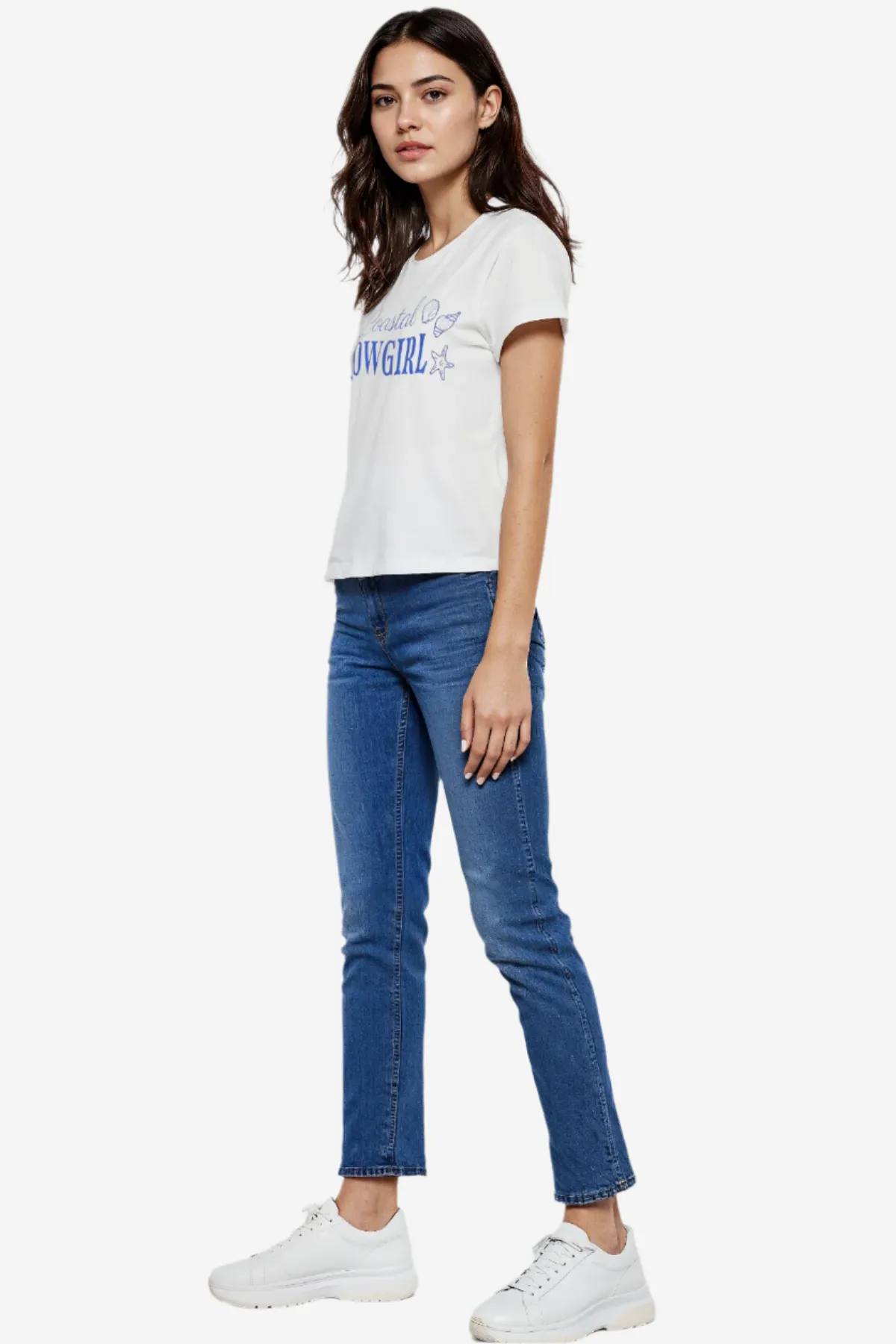 Coastal Cowgirl Jamie Tee | Snow White sold by Wildfox product image thumbnail 5