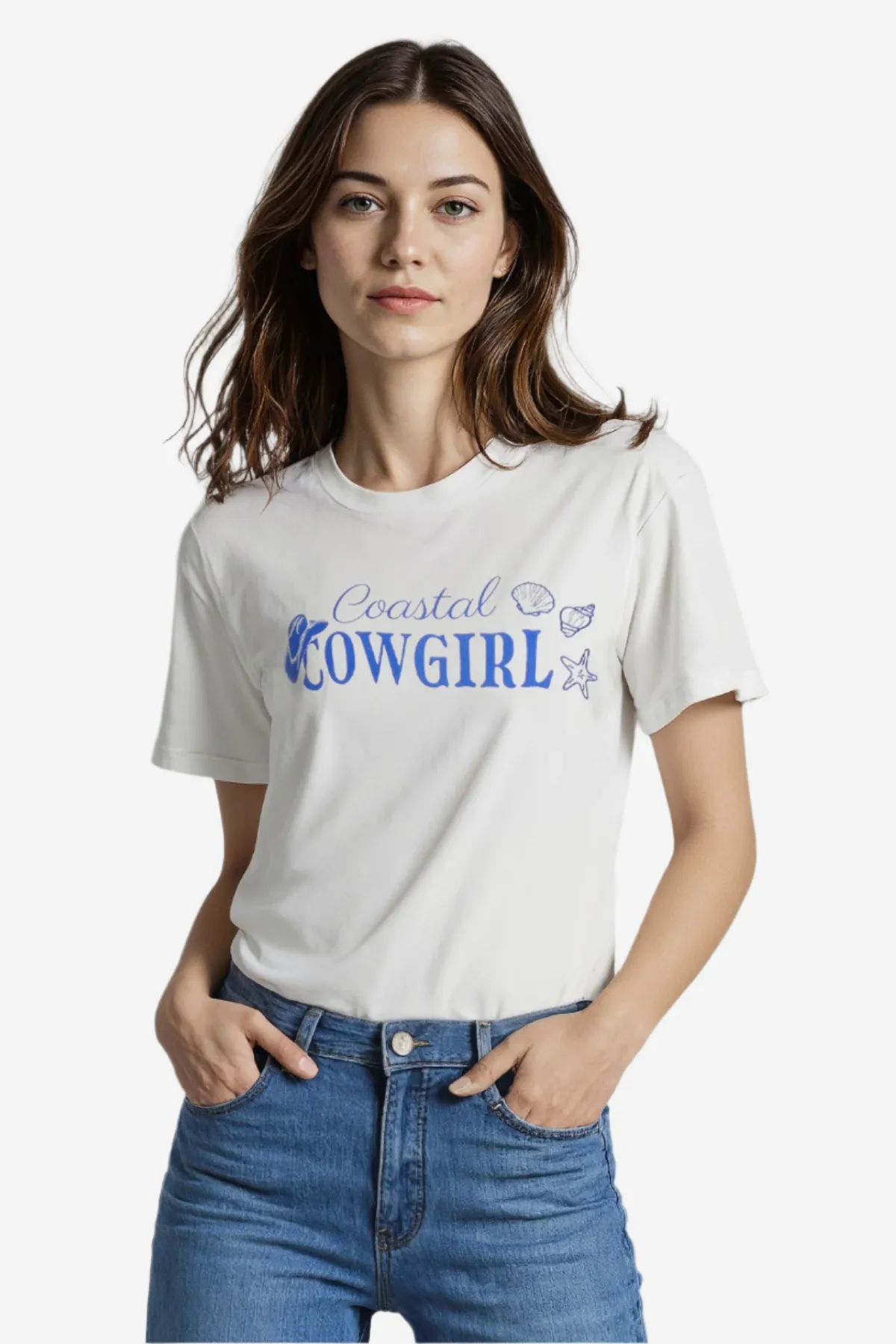 Coastal Cowgirl Jamie Tee | Snow White sold by Wildfox product image thumbnail 2