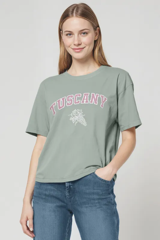 Tuscany Jamie Tee | Iceberg Green sold by Wildfox