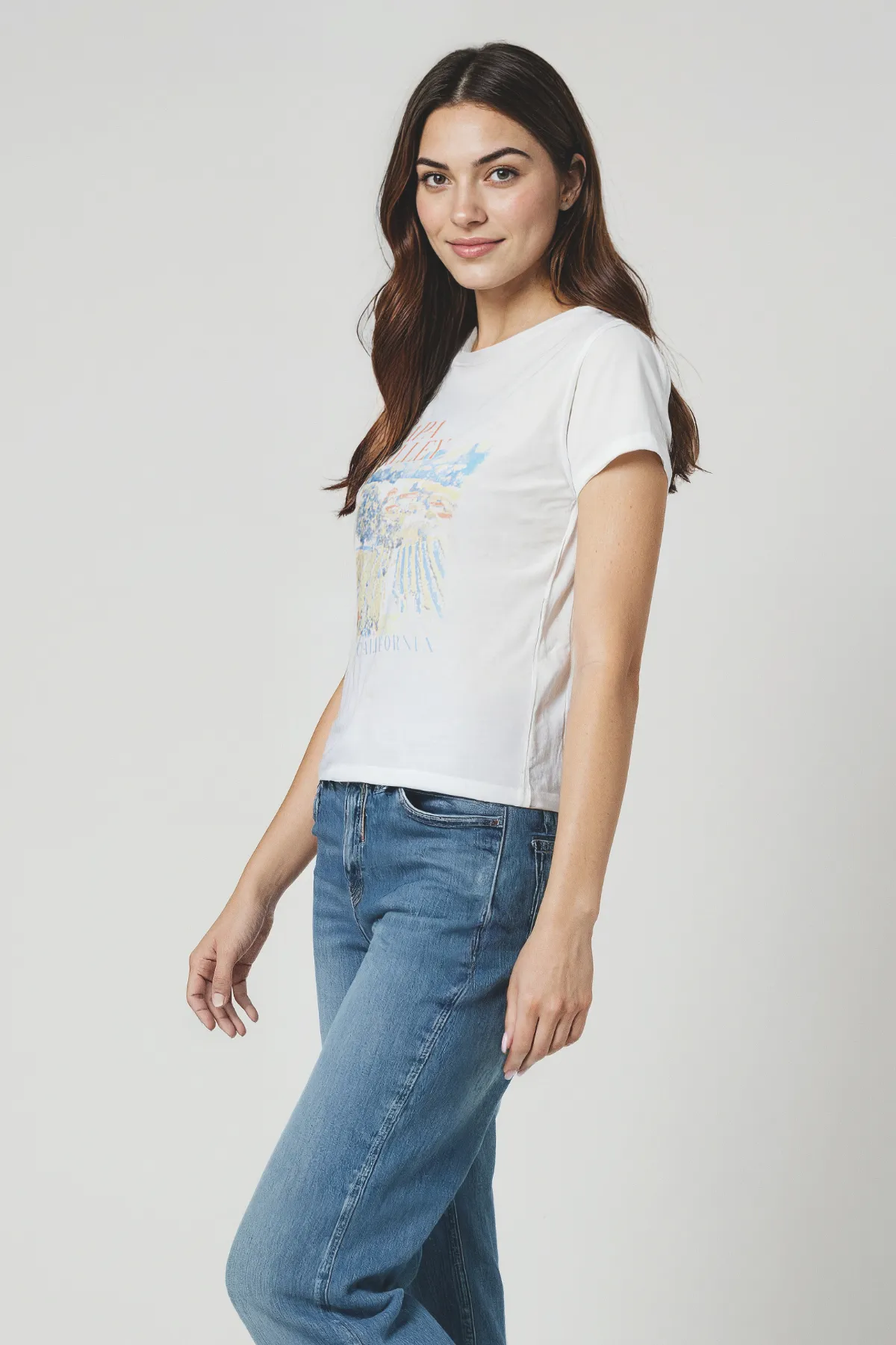 Napa Valley Jamie Tee | Snow White sold by Wildfox product image thumbnail 4