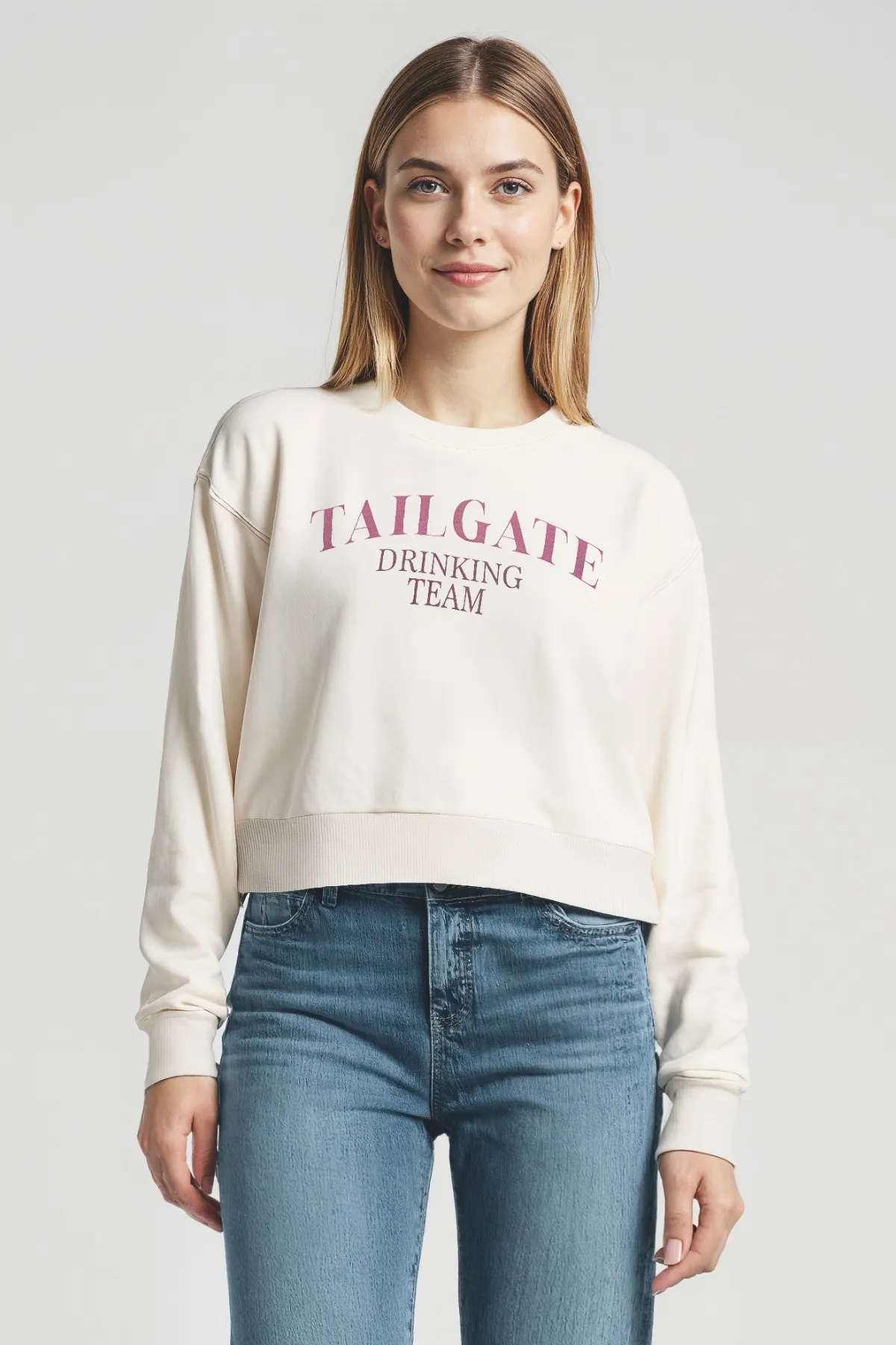 Drinking Team Elyse Sweatshirt | Eggnog sold by Wildfox