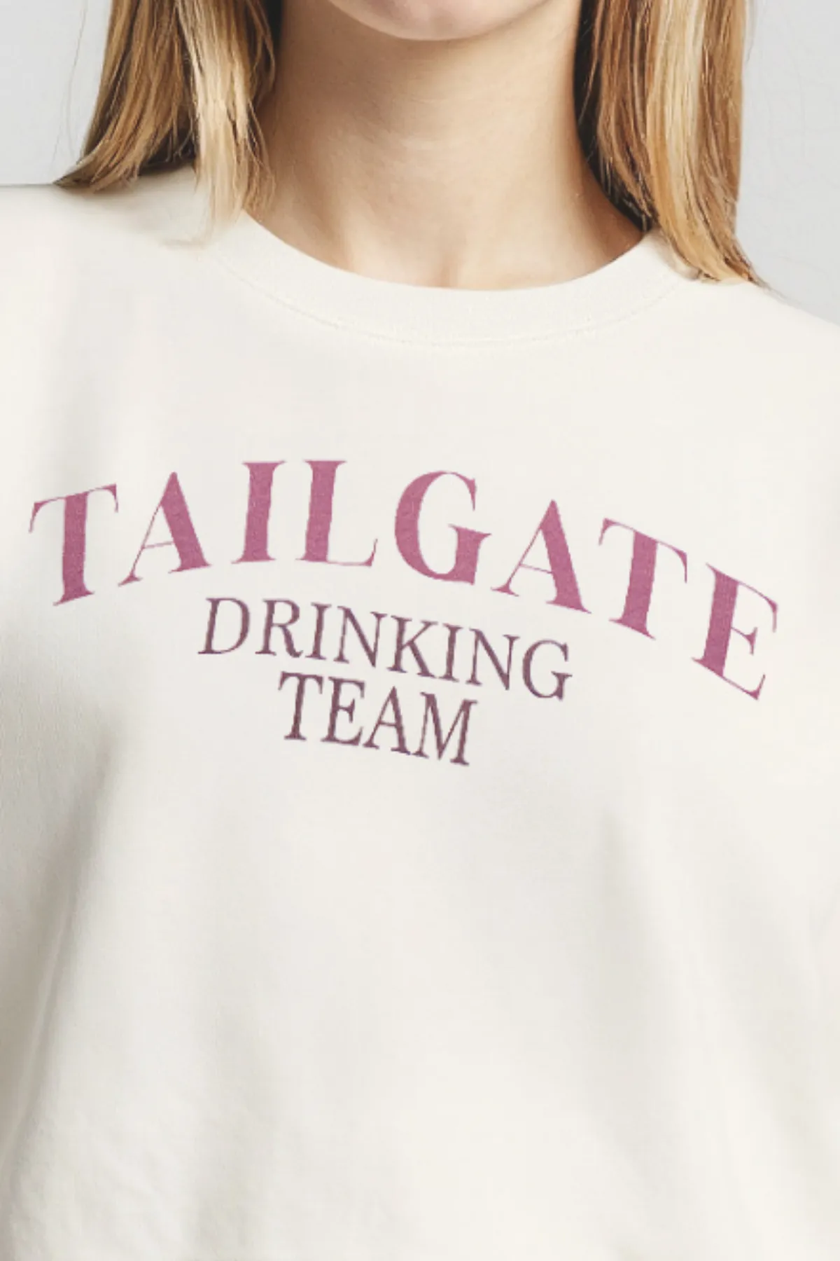 Drinking Team Elyse Sweatshirt | Eggnog sold by Wildfox product image thumbnail 3