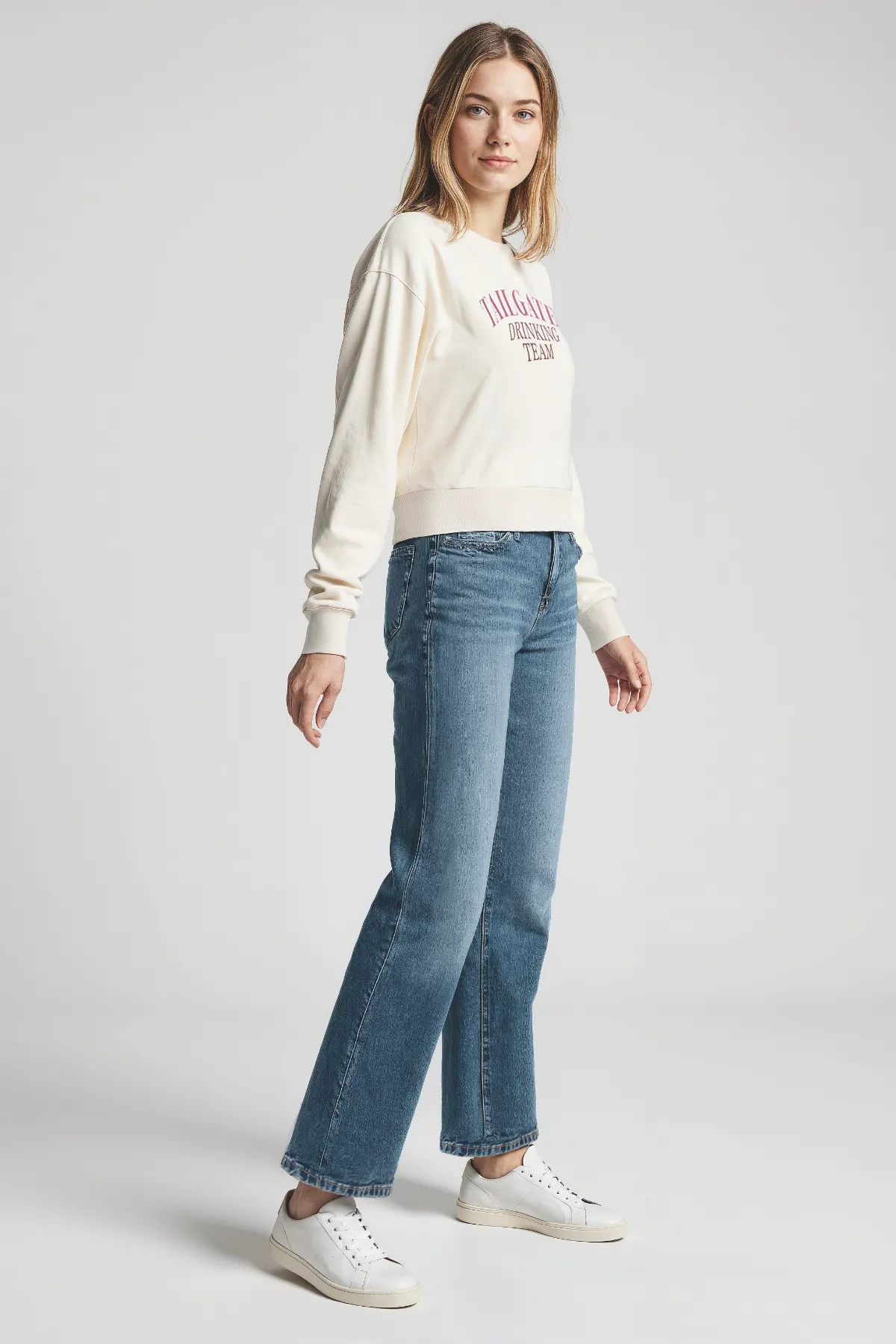 Drinking Team Elyse Sweatshirt | Eggnog sold by Wildfox product image thumbnail 4