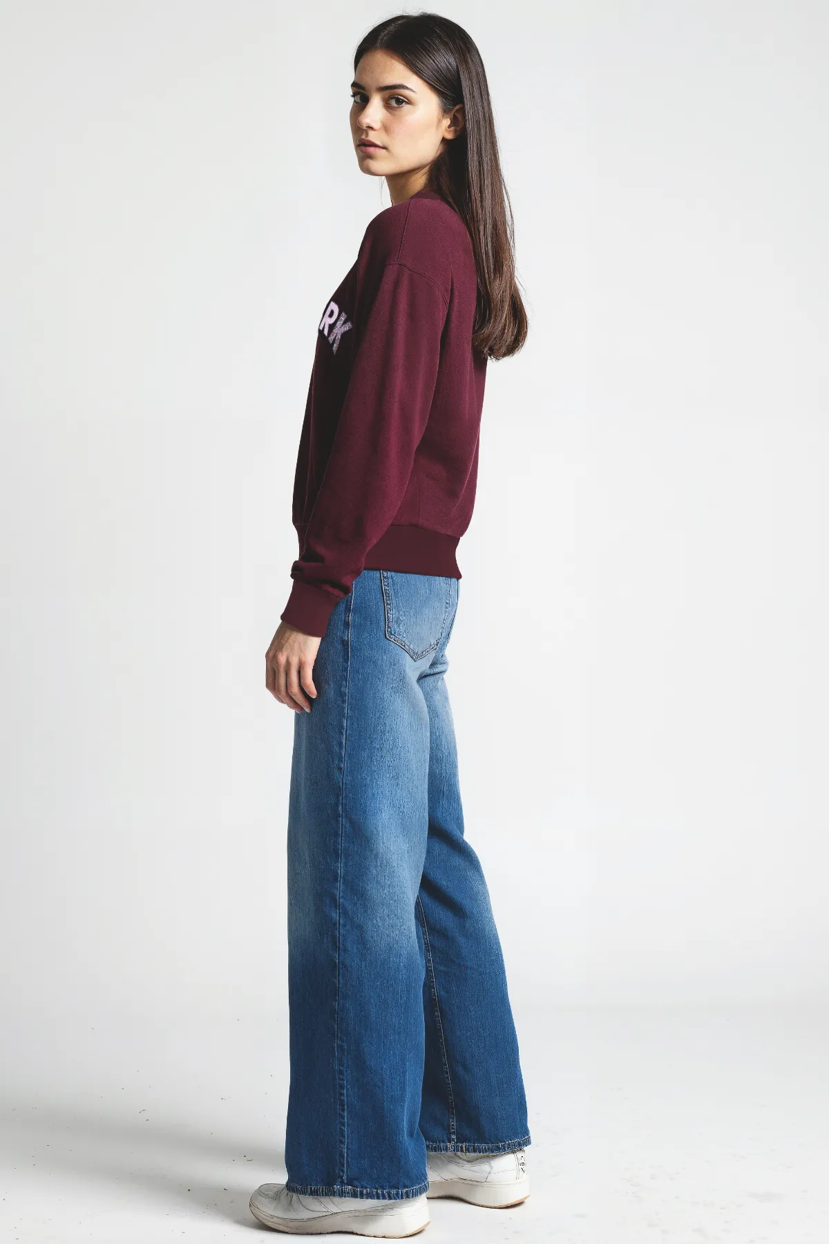 New York Alex Sweatshirt | Fig sold by Wildfox product image thumbnail 4