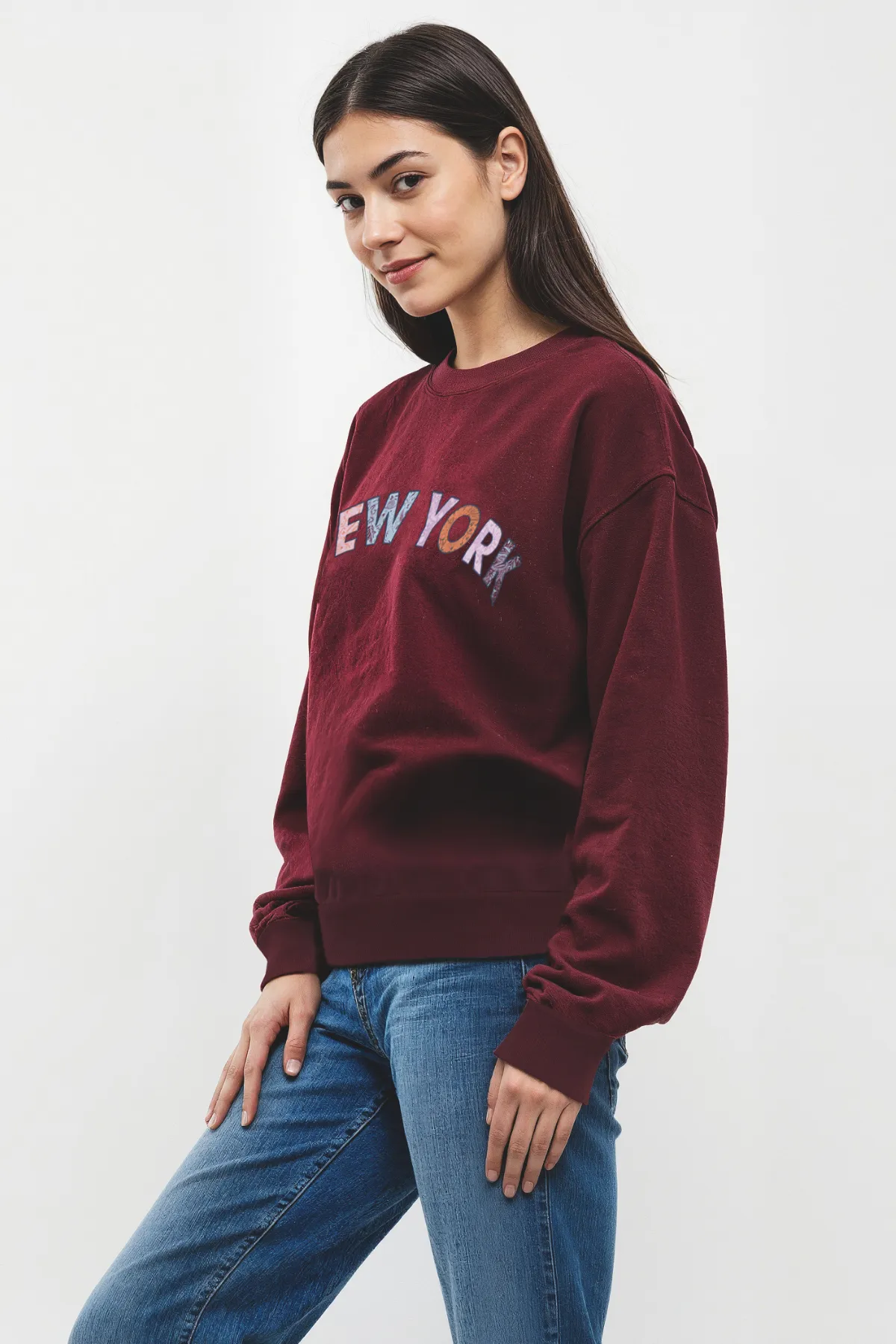 New York Alex Sweatshirt | Fig sold by Wildfox product image thumbnail 3