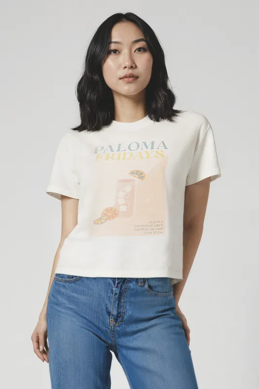 Paloma Fridays Jamie Tee | Snow White sold by Wildfox