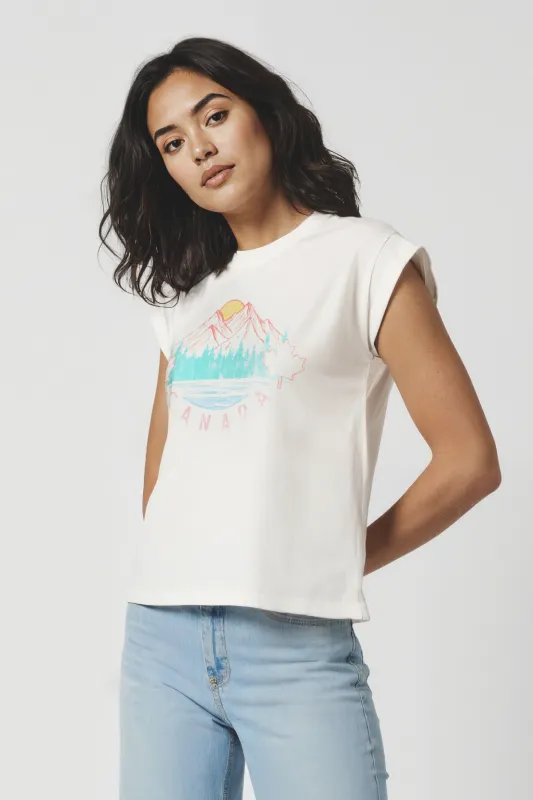 Life is Good Julien Tee | Snow White sold by Wildfox