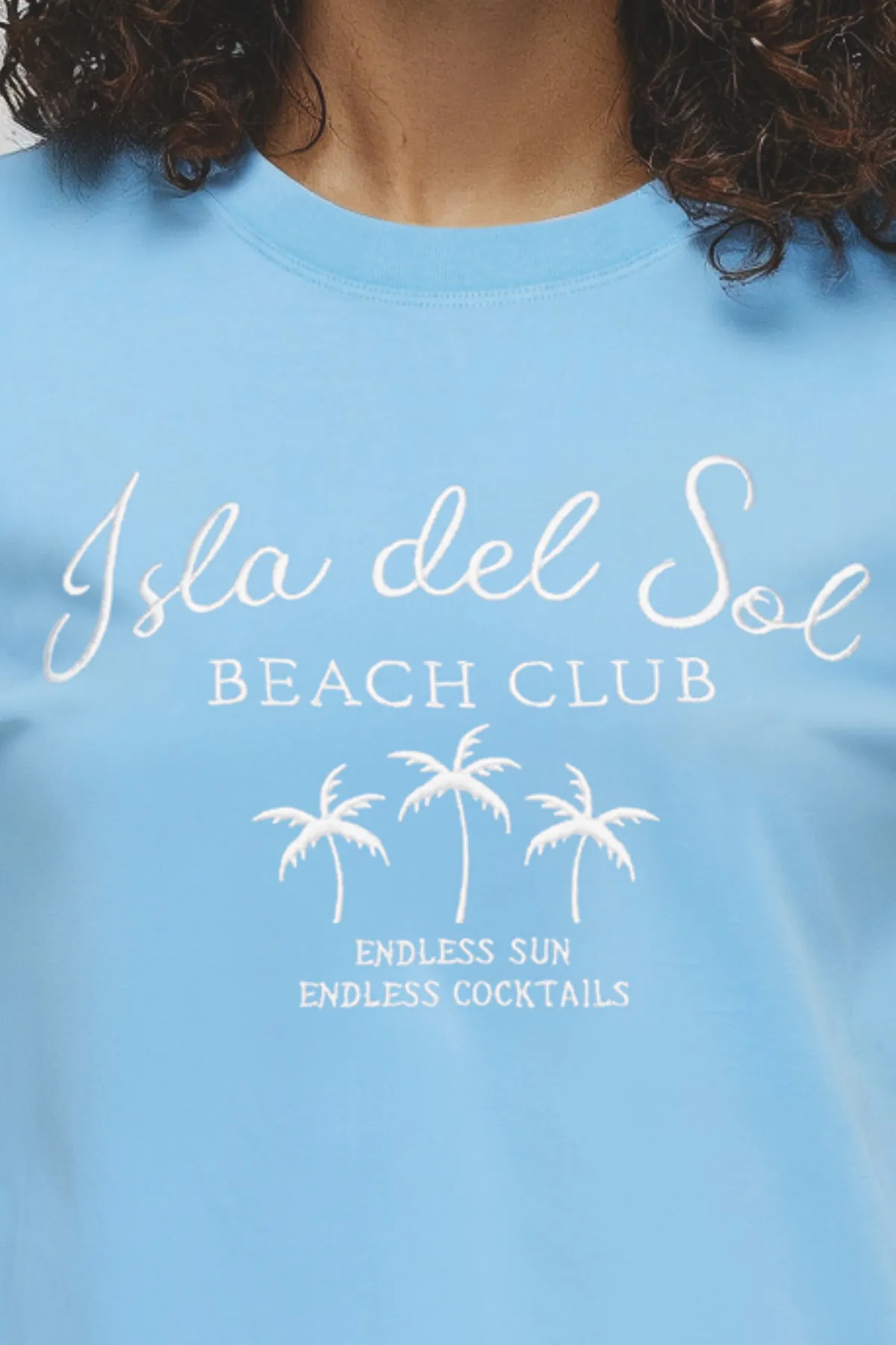 Isla Del Sol Jamie Tee | Blue Bonnet sold by Wildfox product image thumbnail 3