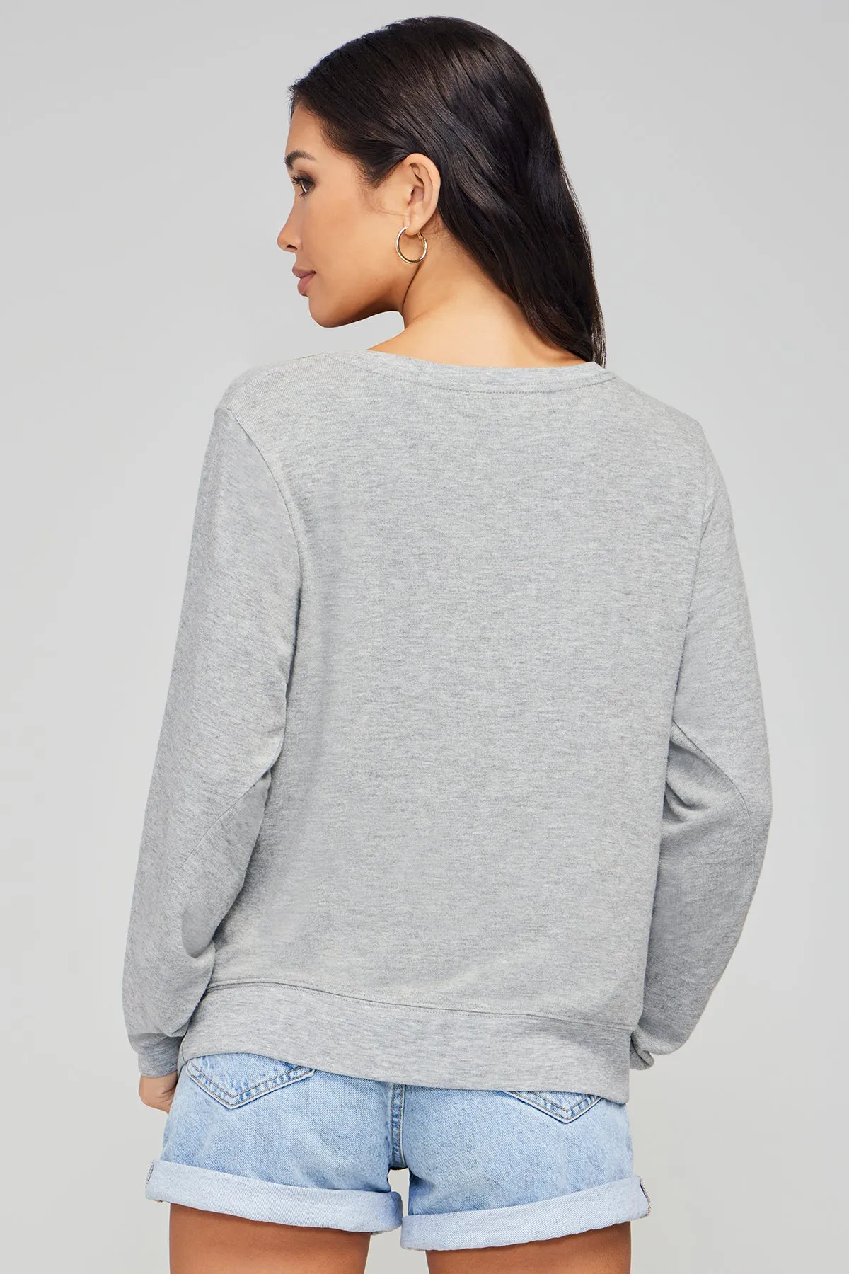 Sunset Baggy Beach Jumper | Heather sold by Wildfox product image thumbnail 2